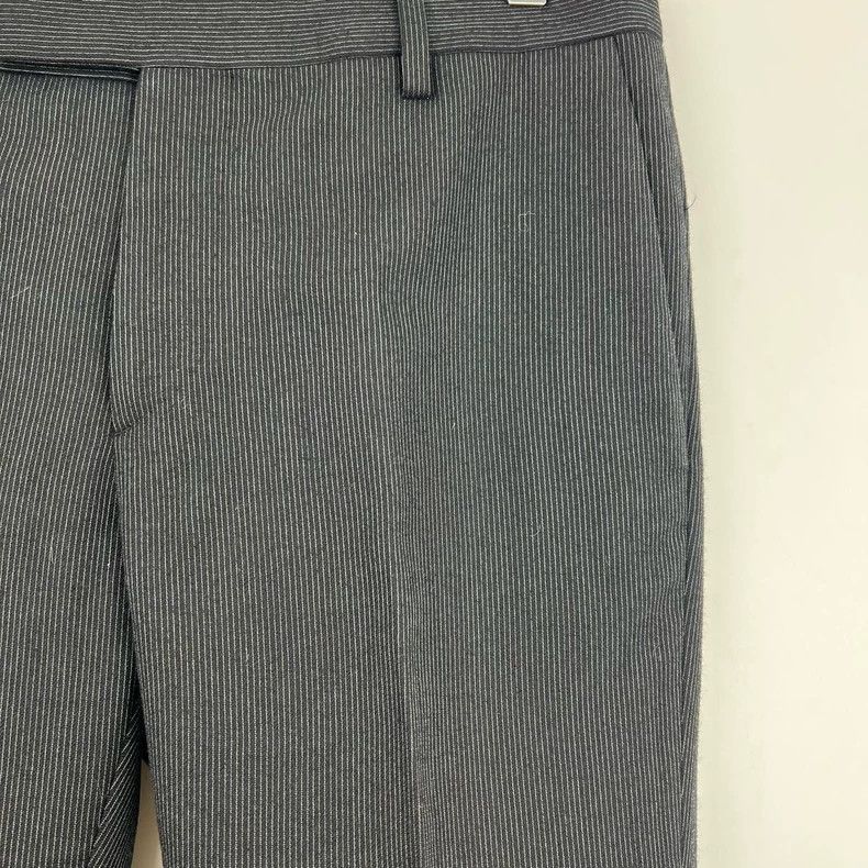 Saint Laurent Paris Saint Laurent ParisBlack and grey vertical stripe suits 2 Size 46R - 6 Thumbnail
