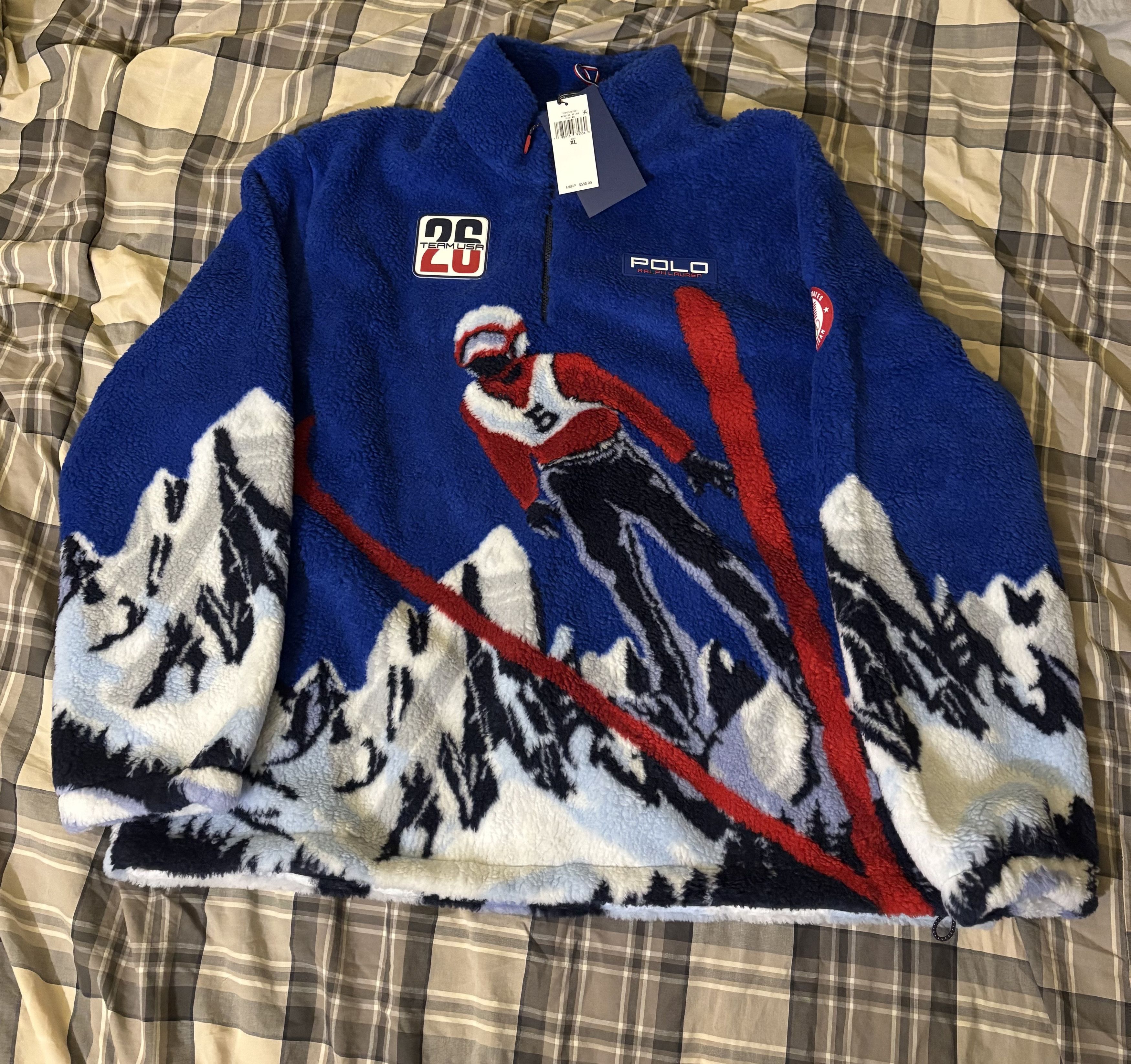 Team USA Pile Fleece Pullover