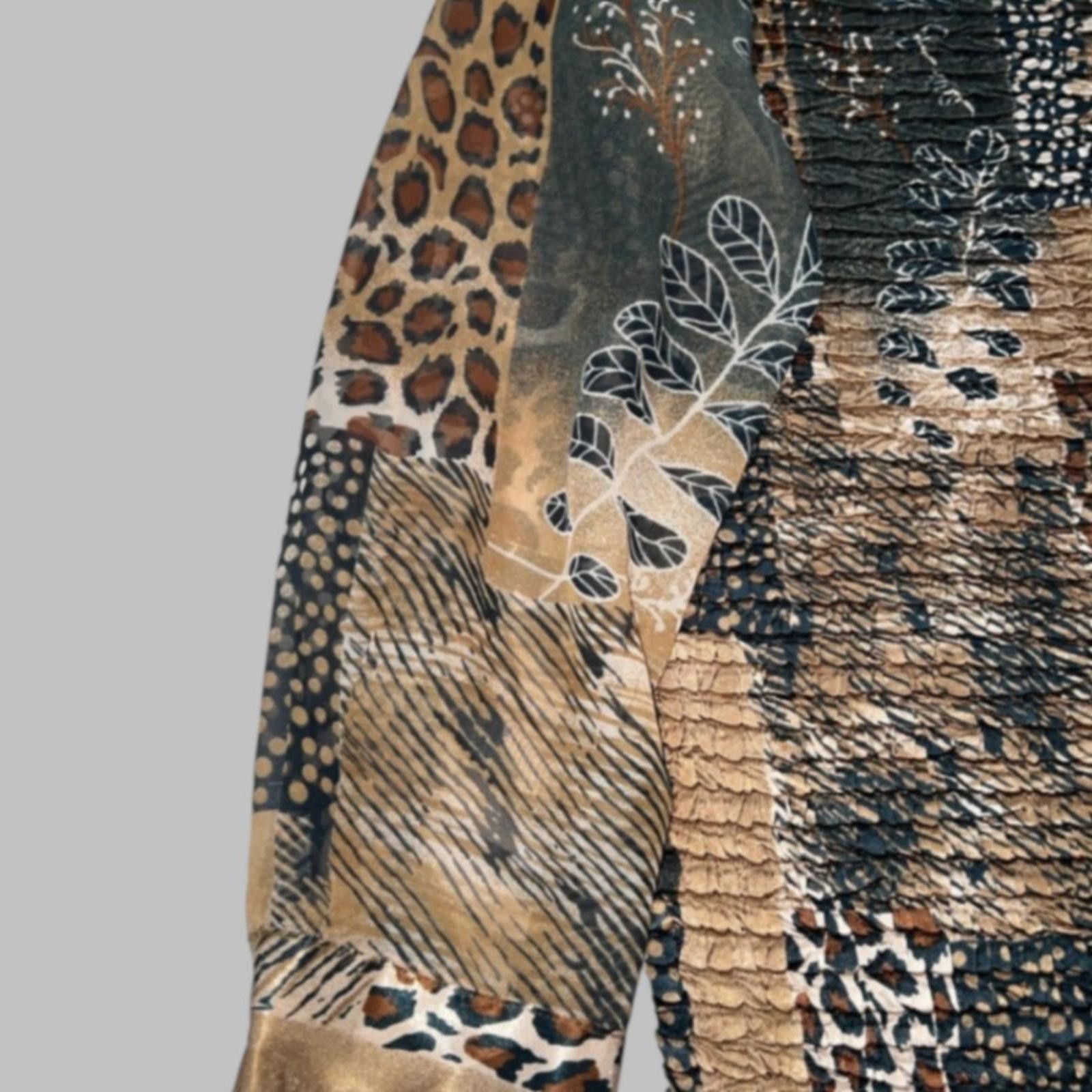 Jordan Brand Jordan Mixed Animal Print Patchwork Plisse Womens XL Size XL / US 12-14 / IT 48-50 - 3 Thumbnail