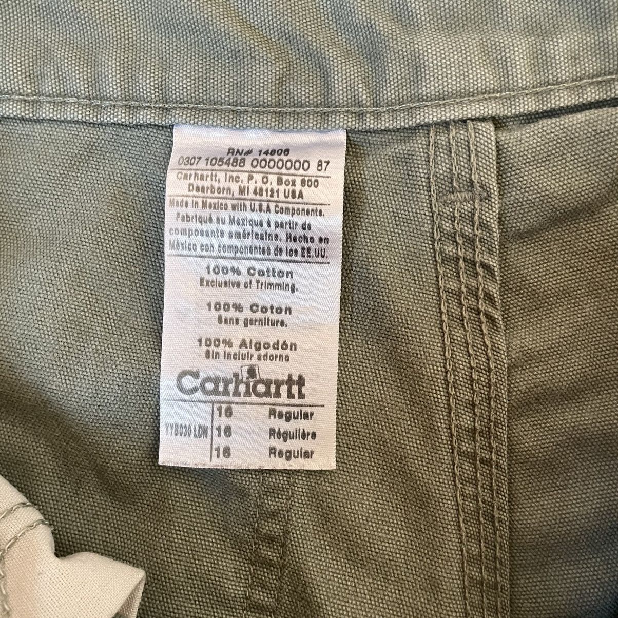 Carhartt Carhartt Carpenter Shorts Cargo Green Size US 29 - 6 Thumbnail