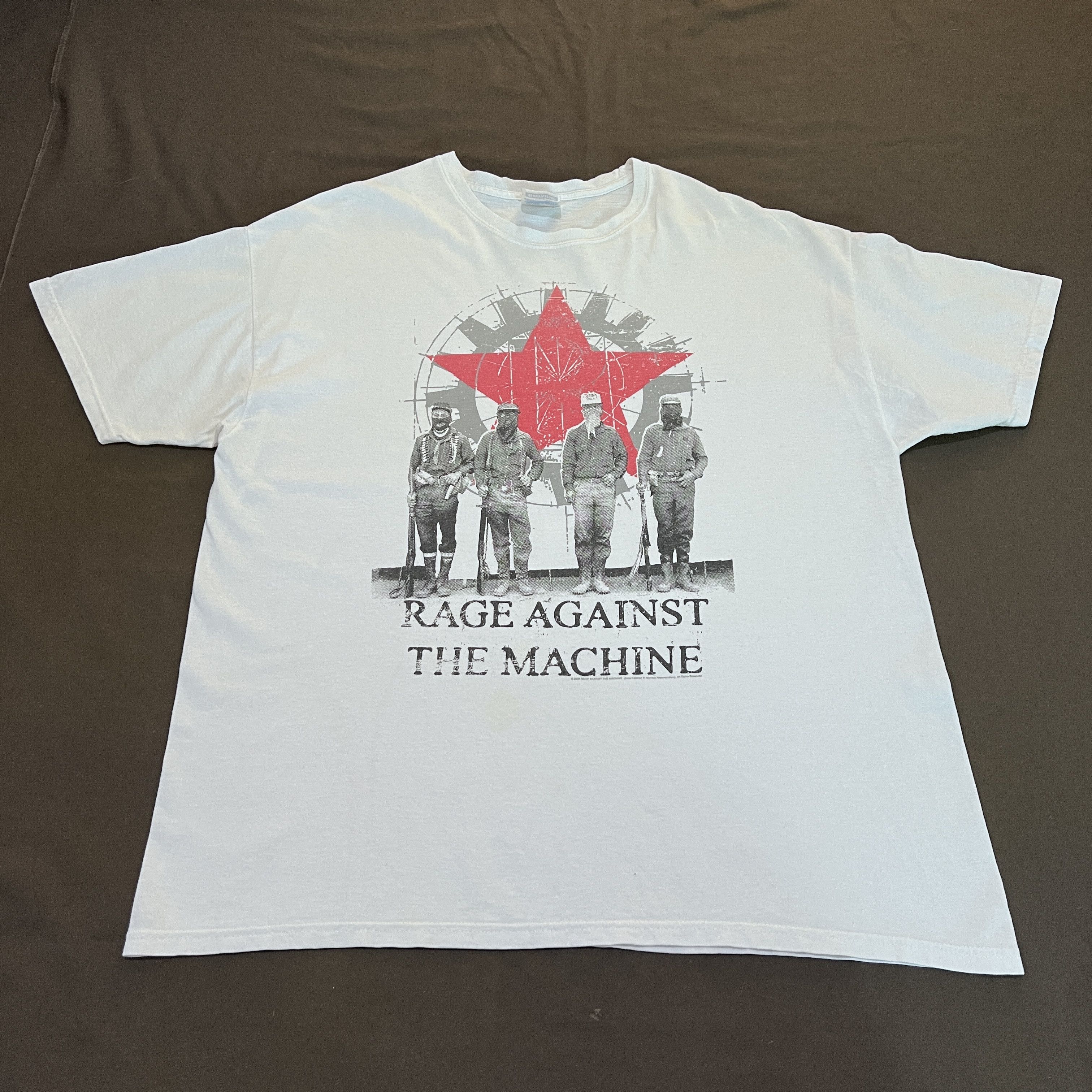 Band Tees × Rage Against The Machine × Vintage Vintage Y2K Rage Against The Machine EZLN Zapatista Tee XL Size US XL / EU 56 / 4 - 4 Thumbnail