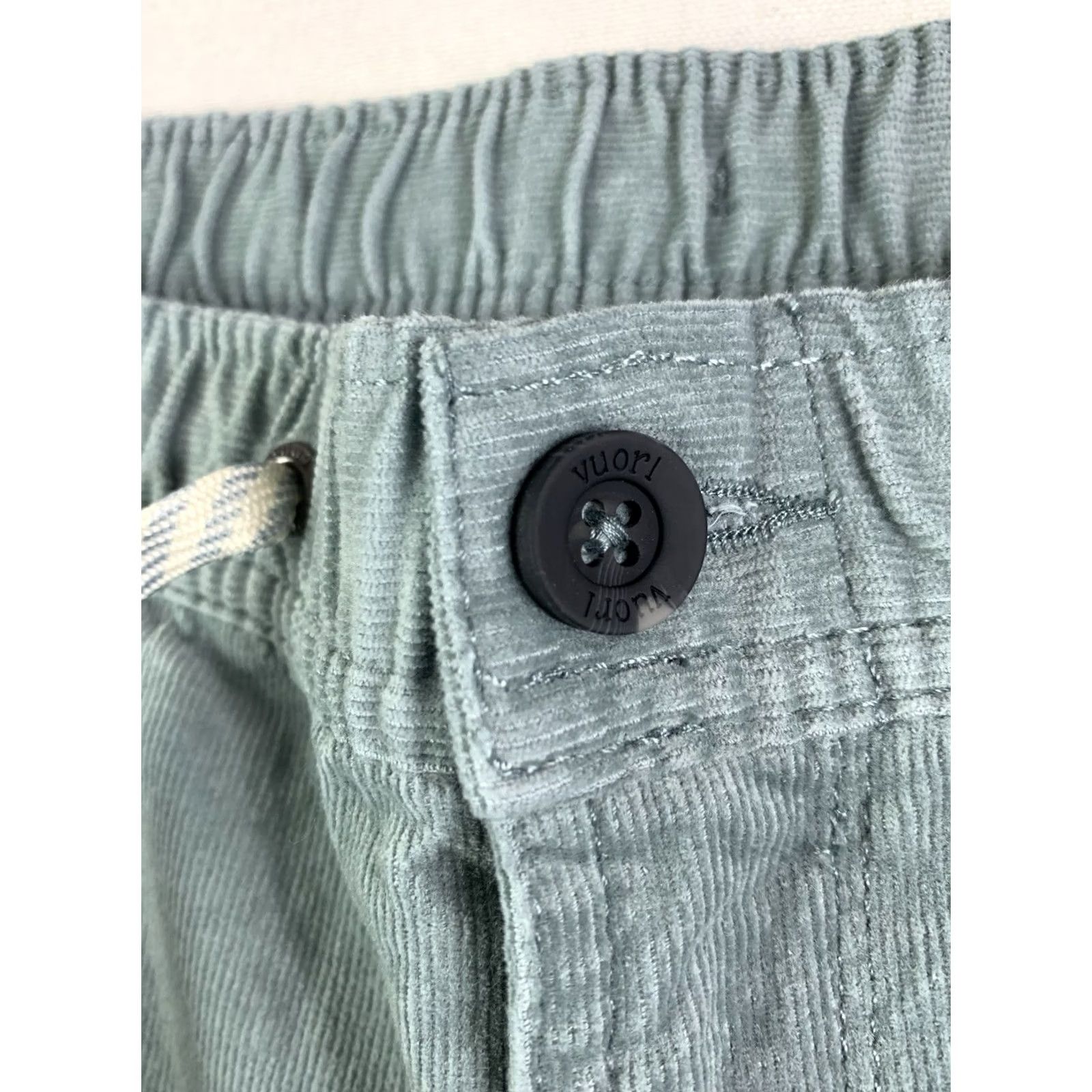 Vuori Vuori Corduroy Pants Mens Large Green Elastic Drawstring V440 Stretch (fit 32x30) Size US 33 - 7 Thumbnail