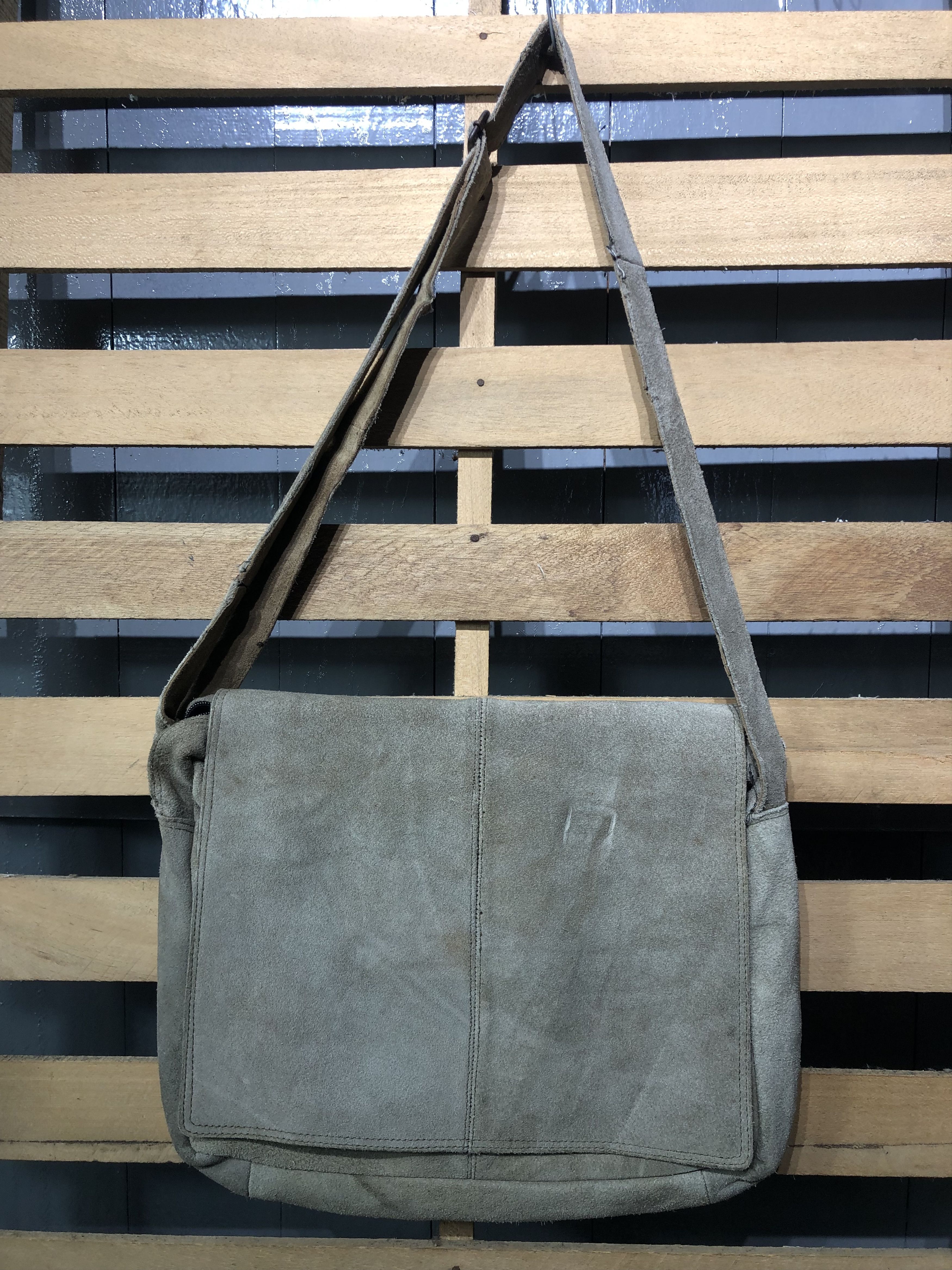 Leather Japanese Fashion Leather Style Messenger Bag Size ONE SIZE - 11 Thumbnail