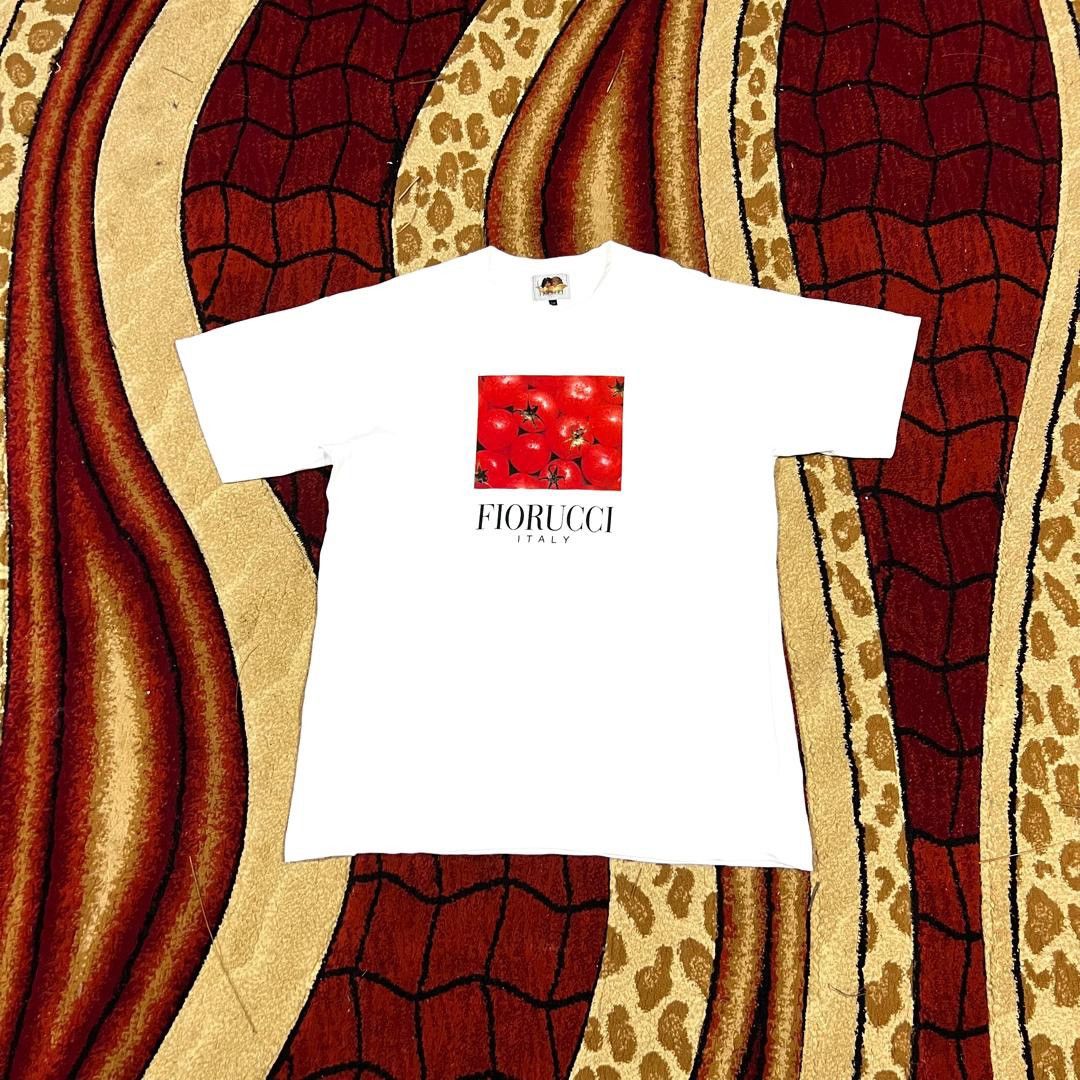 Fiorucci Vintage Fiorucci Tomato Design Luxury T Shirt Size US L / EU 52-54 / 3 - 1 Thumbnail
