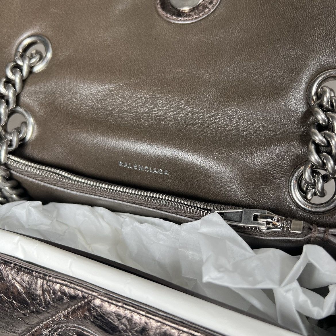 Balenciaga Balenciaga Small Quilted Crush Bag Size ONE SIZE - 7 Thumbnail