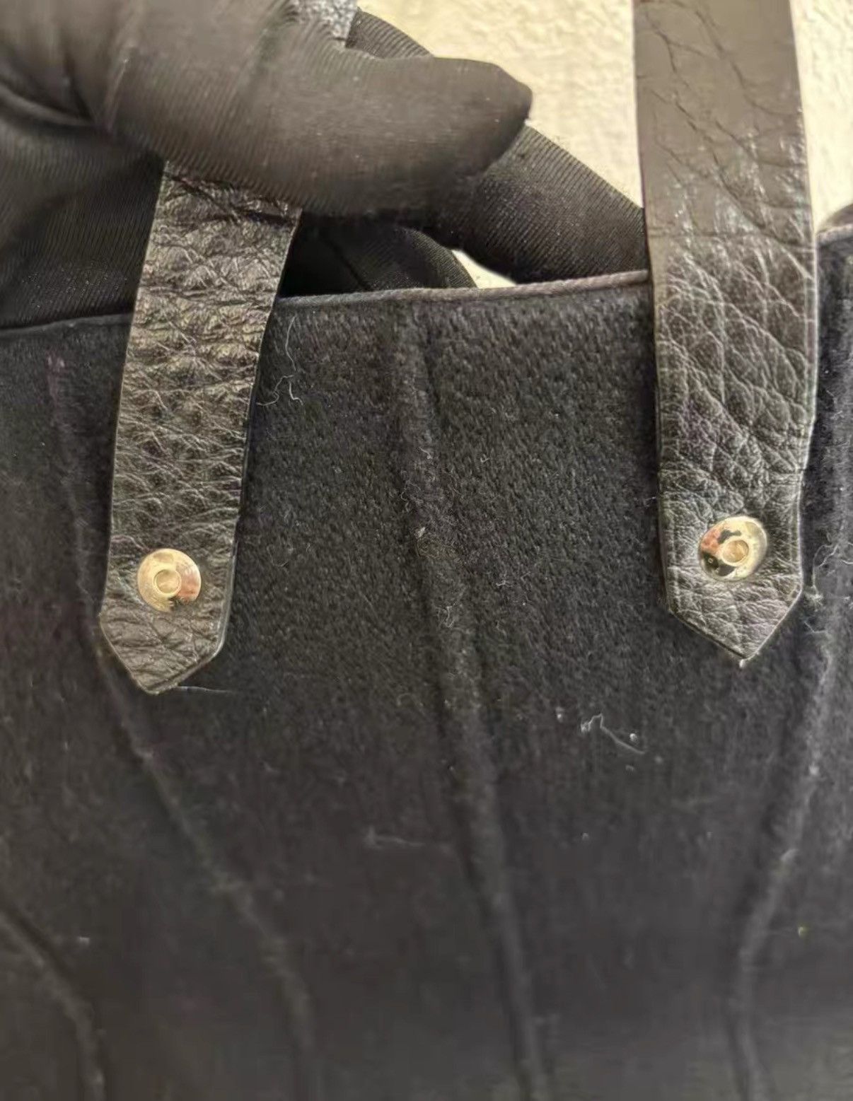 Hermes Hermès black long tote handbag J38 Size ONE SIZE - 9 Thumbnail
