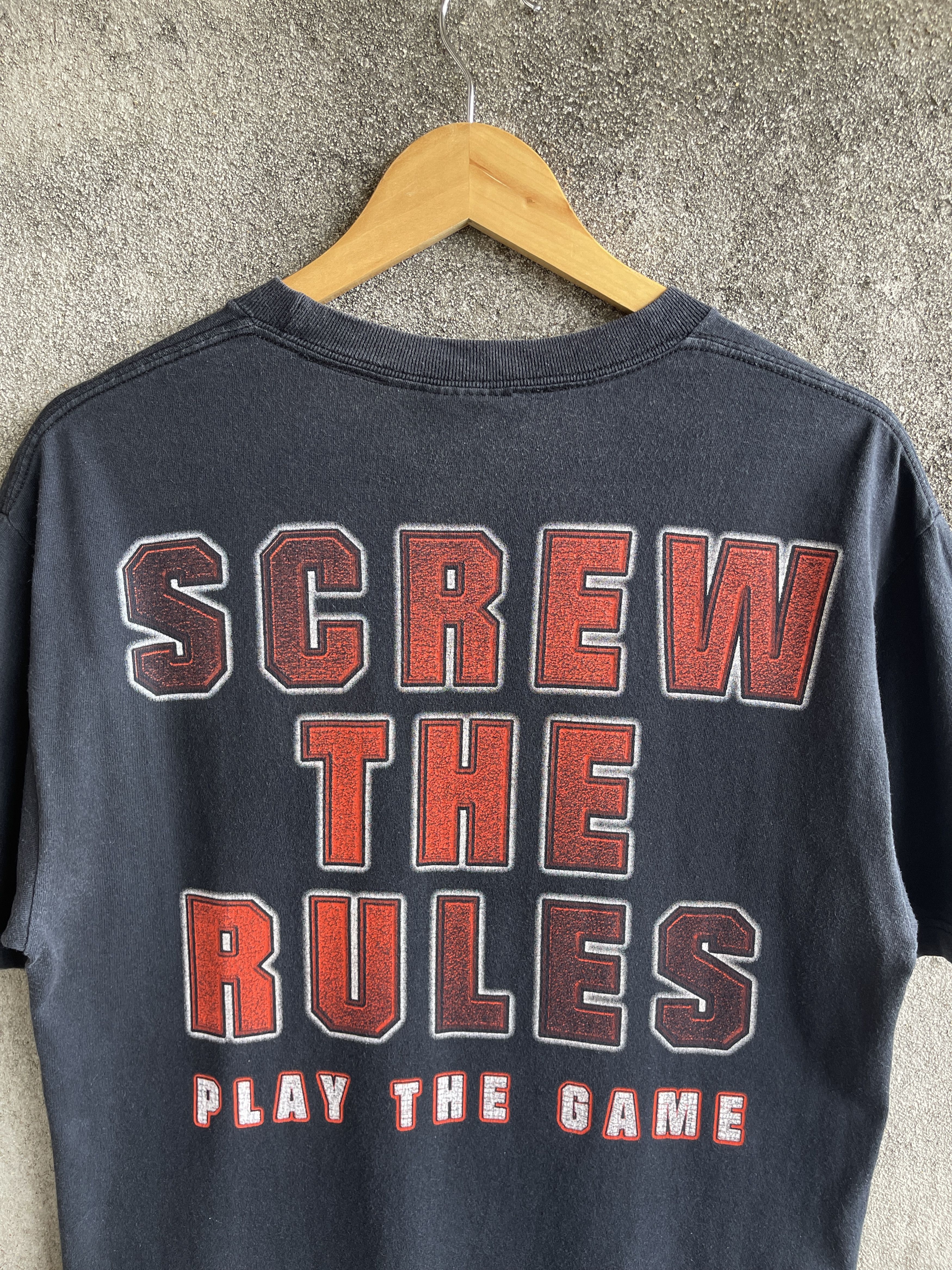 WWE Vintage’y2k🔥WWE TRIPLE H Wrestling🔥Big Prints Sun Faded Tee Size US M / EU 48-50 / 2 - 4 Thumbnail