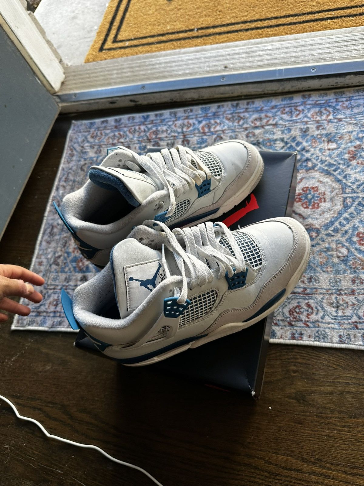 Jordan Brand Jordan 4 Military blue Size US 9 / EU 42 - 4 Thumbnail