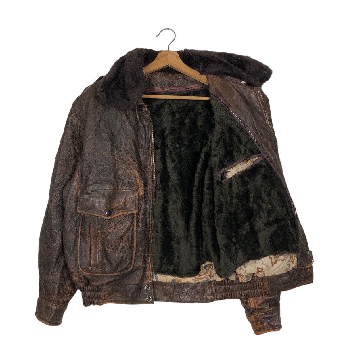 Japanese Brand 📌Vintage Riot Leather Jacket Blanket Atsukawa Issey Miyake Size US M / EU 48-50 / 2 - 12 Thumbnail