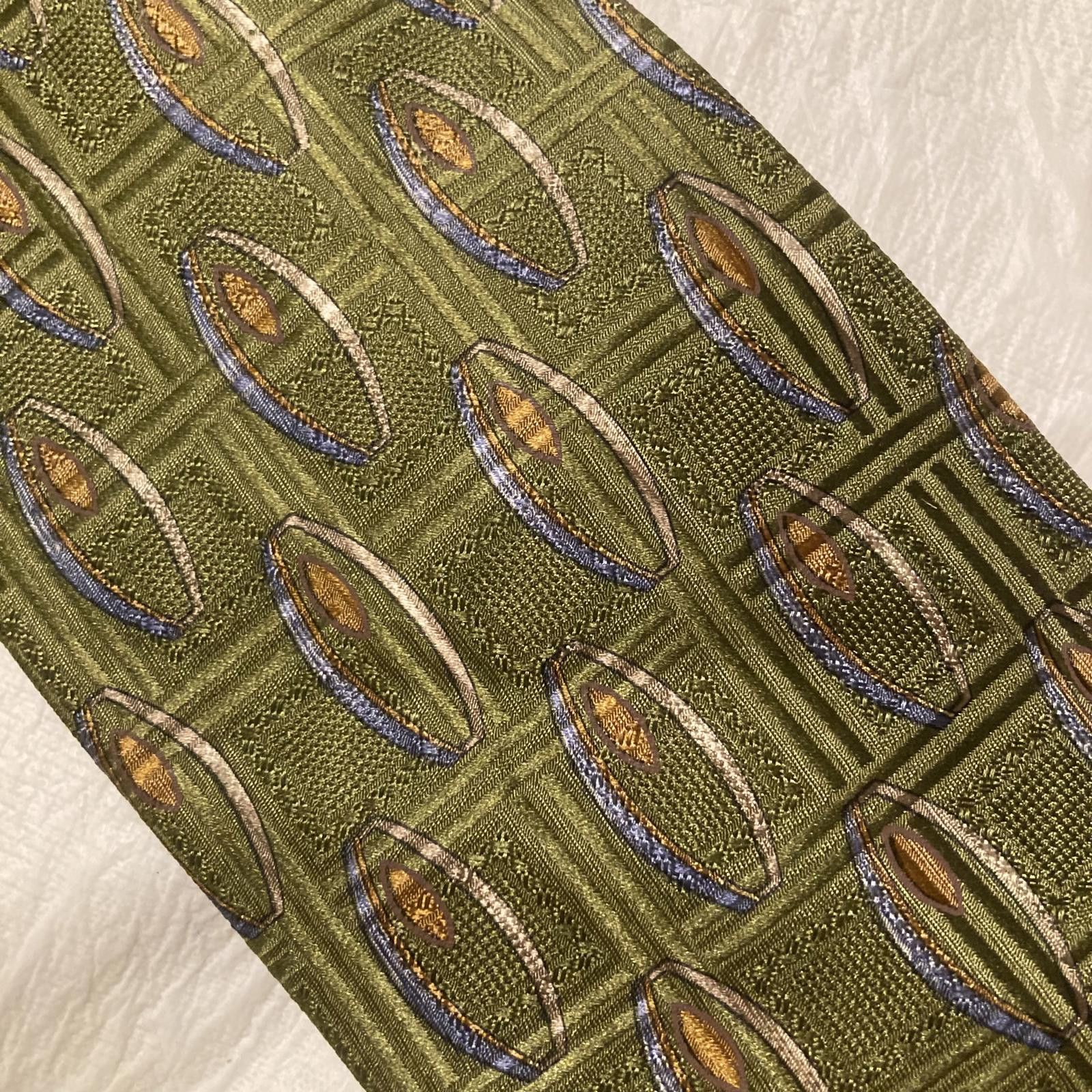 Designer NWOT Villa Bolgheri Green Tie Size ONE SIZE - 2 Thumbnail