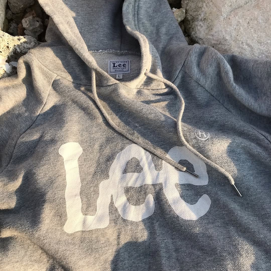 Lee × Vintage Vintage Lee union made Sanforized shrunk Hoodie Jumper crew Size US L / EU 52-54 / 3 - 3 Thumbnail