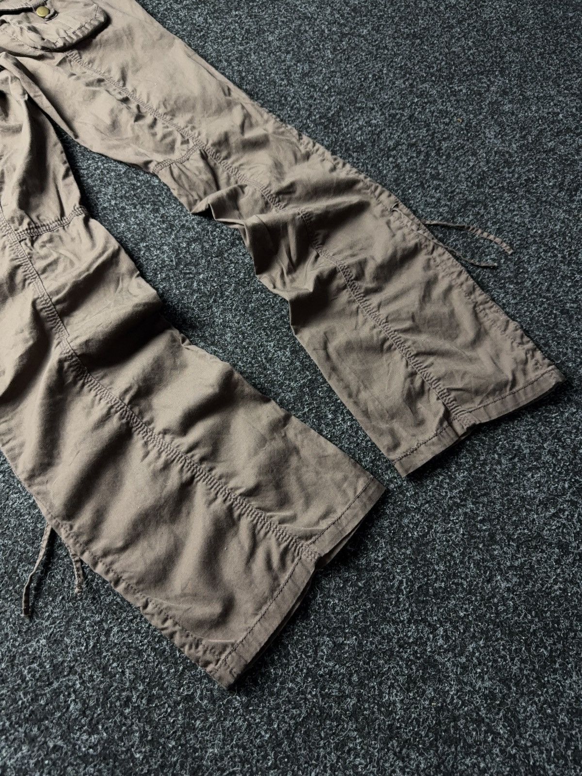 Japanese Brand × Vintage Vintage 90s Low Waist Flare Jeans Y2K Japanese Vibe Size 31" - 10 Thumbnail