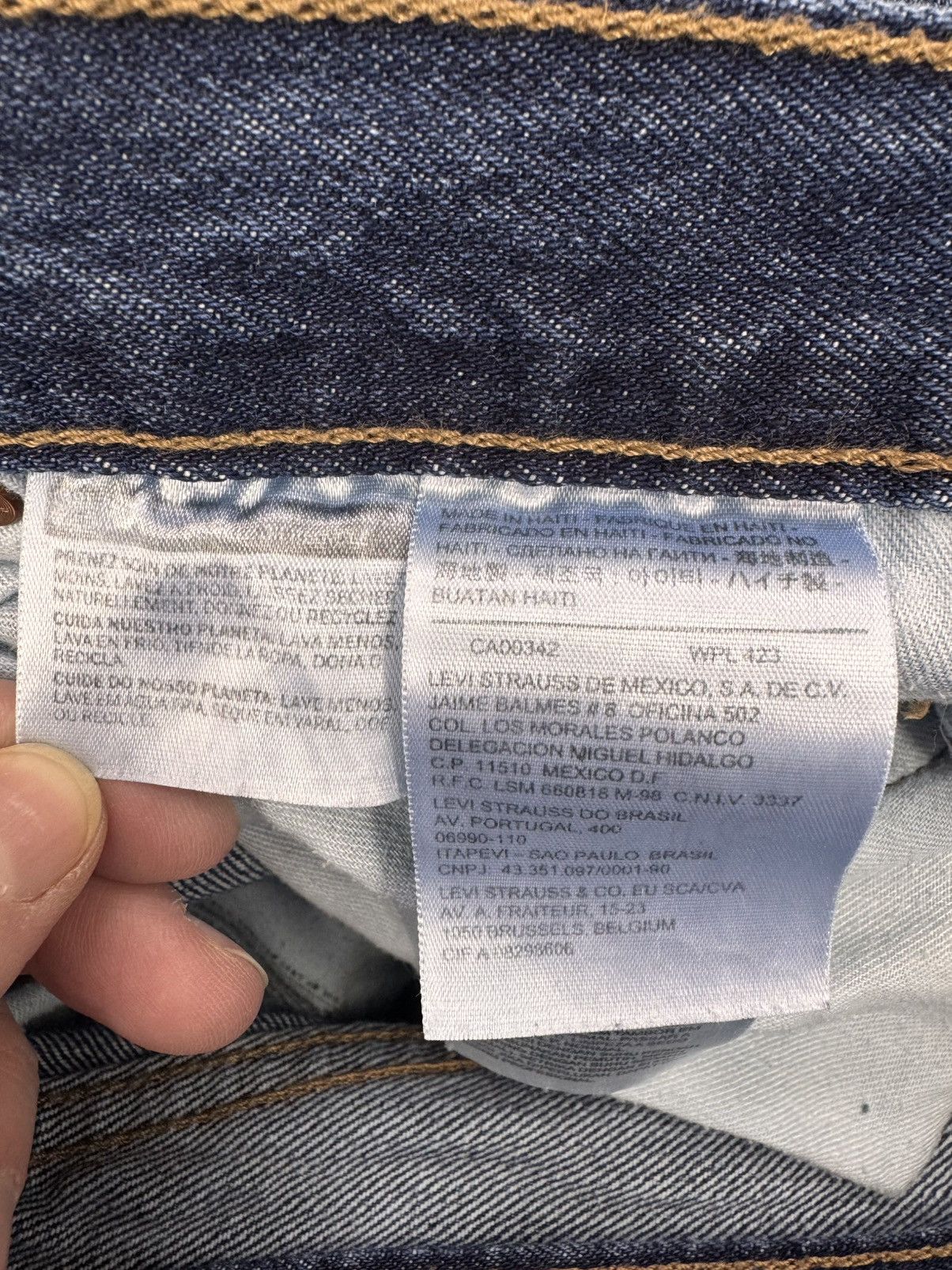 Levi's Levi’s Men 501 Original Fit Jeans Blue 34 Size US 34 / EU 50 - 7 Thumbnail