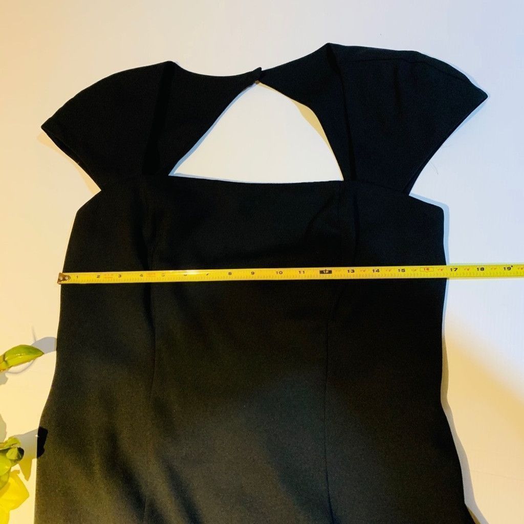black high low dresses Unique Black High Low V Neck Prom Dress, Cheap Simple Sleeveless Long  Formal Dresses UQ1683 main image 1