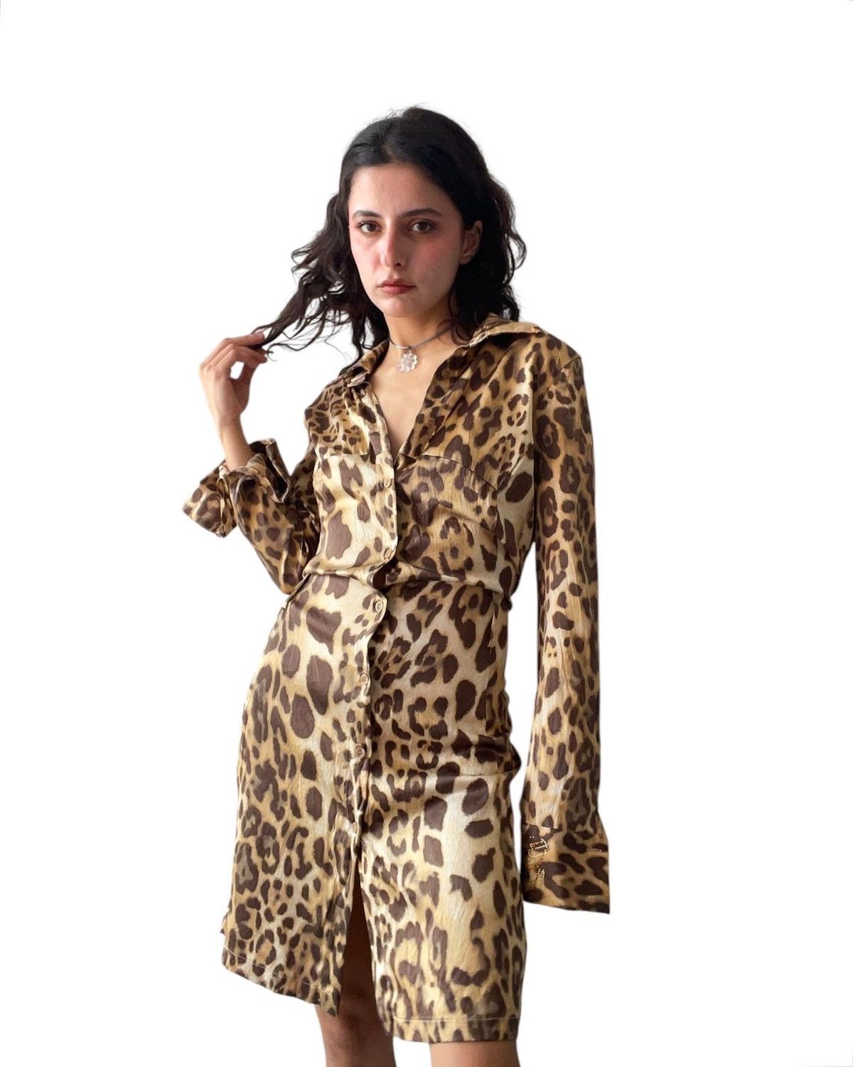 Guess Guess silk dress Size L / US 10 / IT 46 - 1 Thumbnail