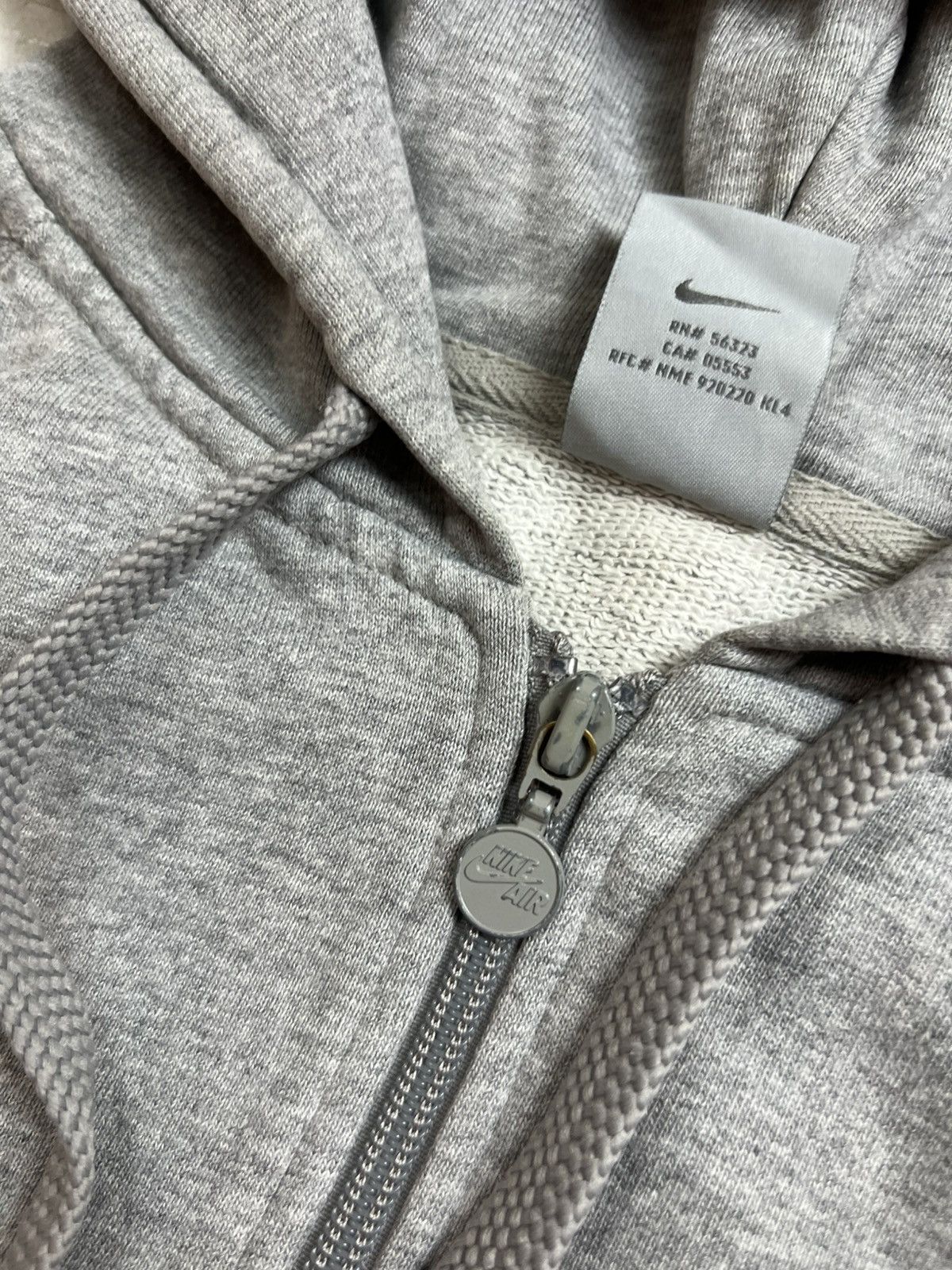 Nike 90s Nike Air Vintage Y2K Drill Oversized Retro Zip Hoodie Size US M / EU 48-50 / 2 - 7 Thumbnail