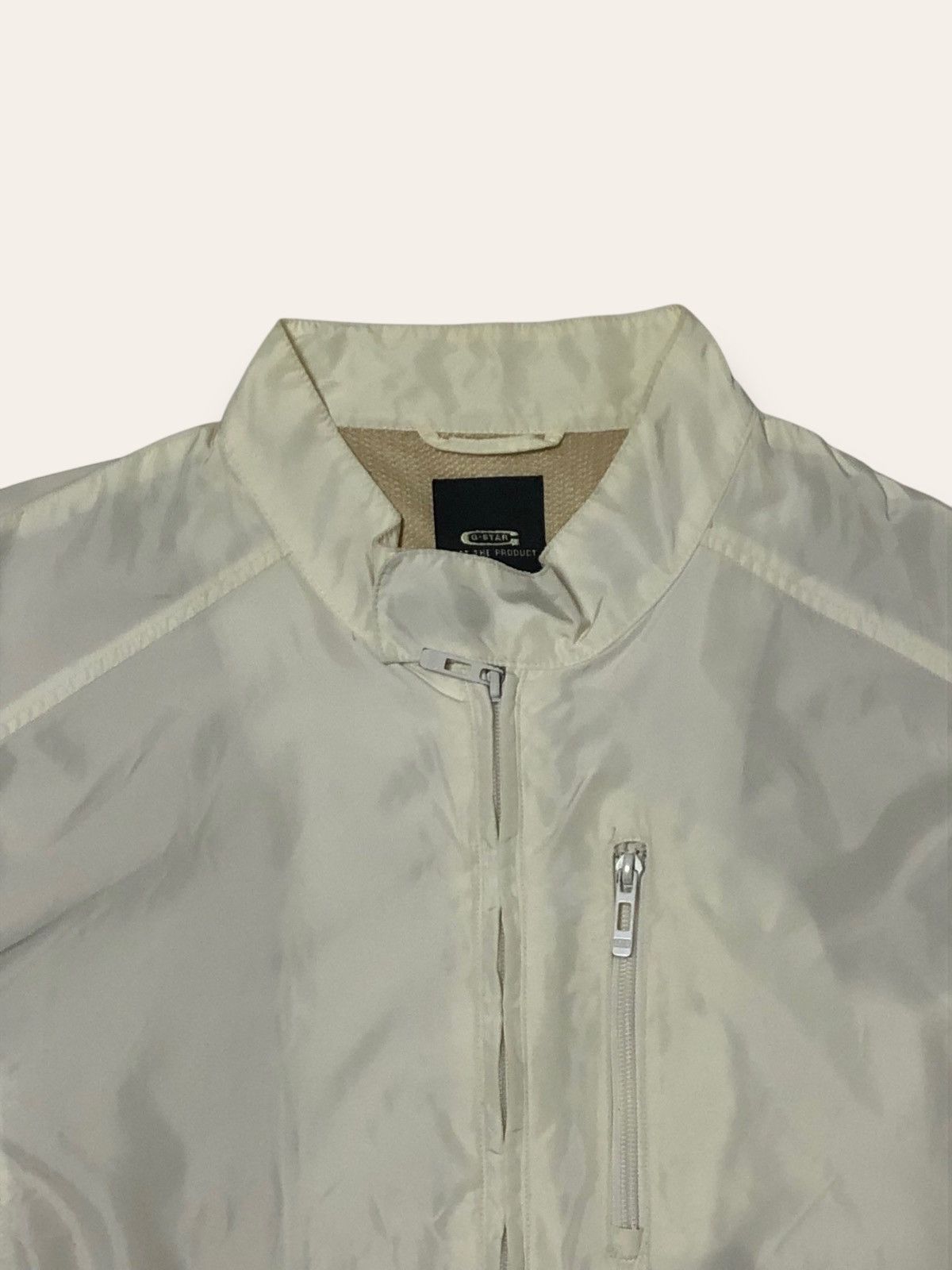 G-Star Vintage G STAR Lightweight White Windbreaker Jacket Y2K Size US L / EU 52-54 / 3 - 6 Thumbnail