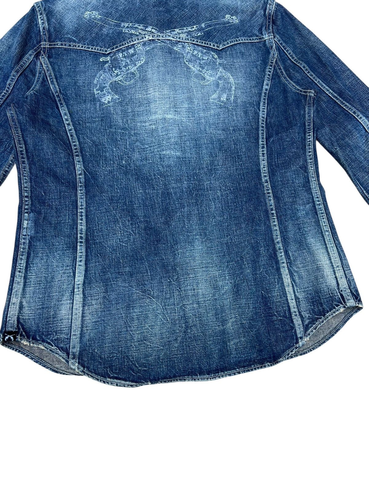 roarguns Roar Guns Japan Thick Denim Western Shirt Size US M / EU 48-50 / 2 - 6 Thumbnail