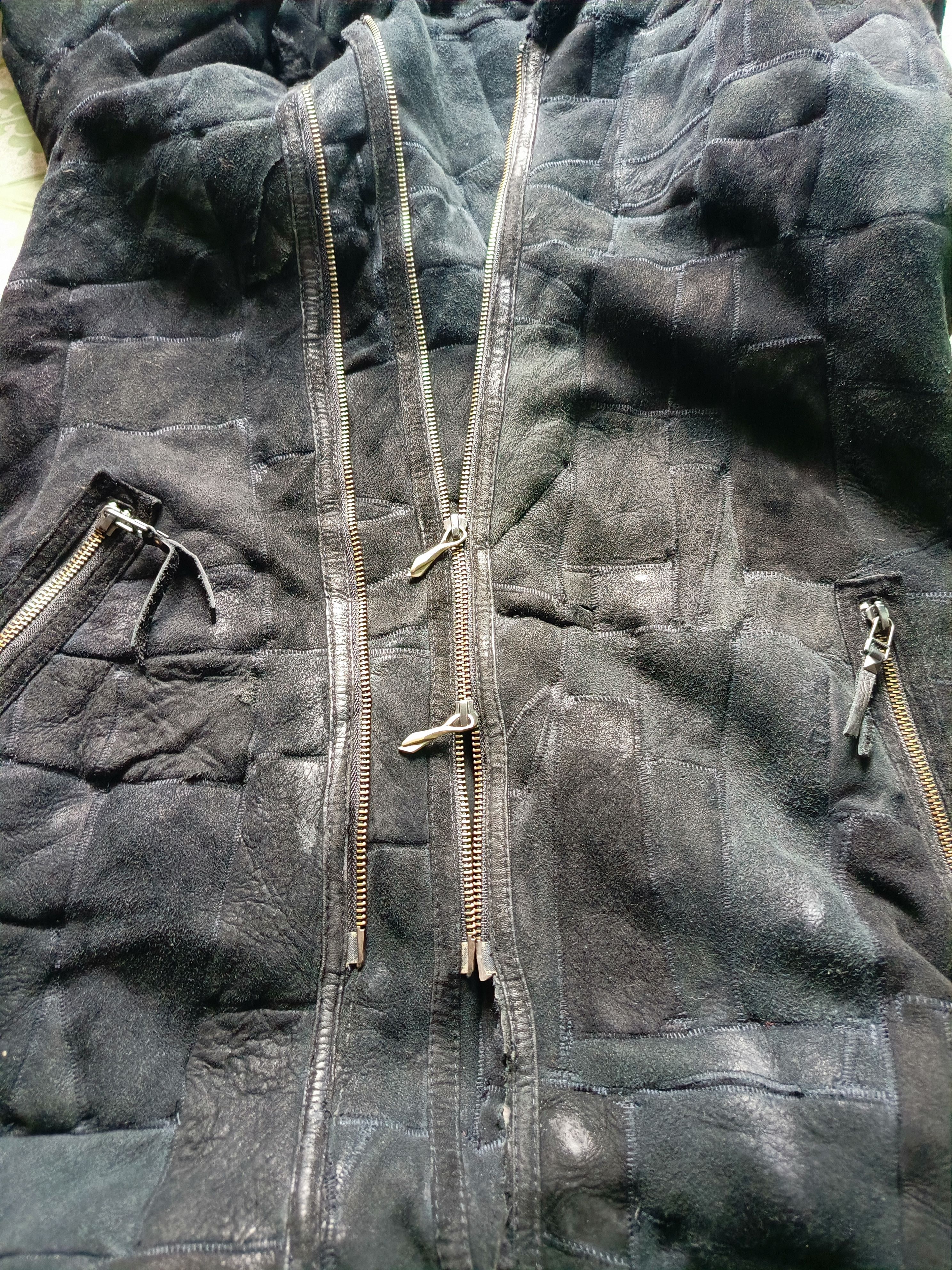 14th Addiction Archives 14th Addiction Asymmetry Patchwork Shearling Size US M / EU 48-50 / 2 - 4 Thumbnail