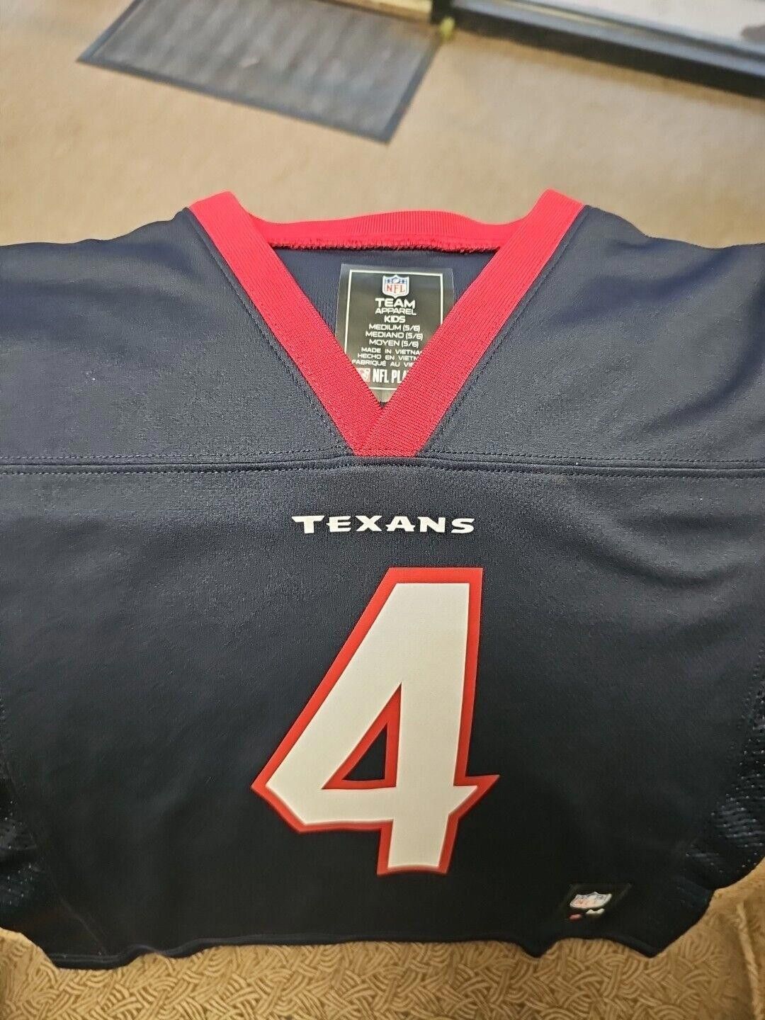 Nike Nike DeShaun Watson #4 Texans On Field NFL Jersey Youth M Size ONE SIZE - 1 Thumbnail