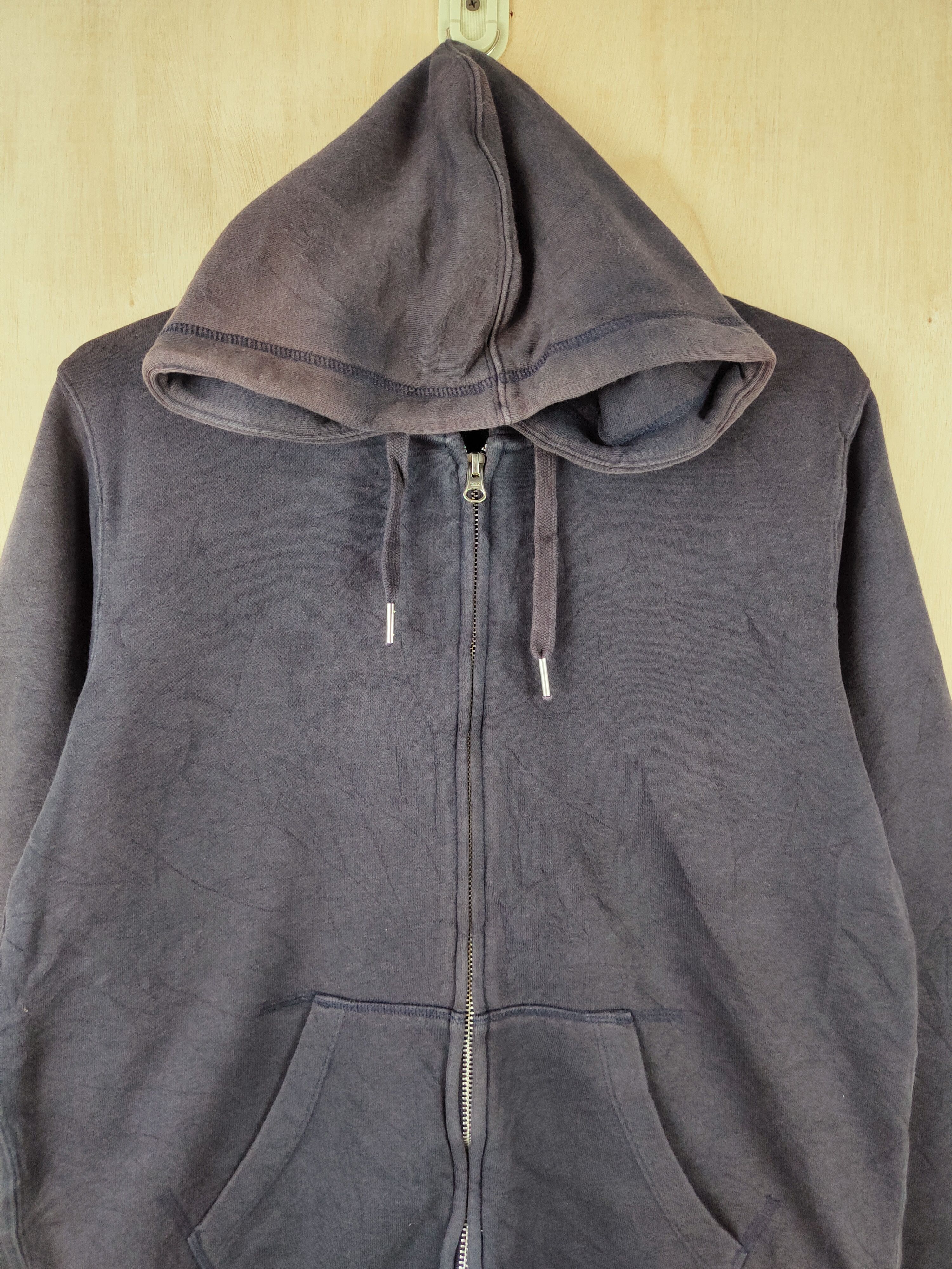GU × Vintage Vintage GU Dark Blue Hoodie Sweaters Size US M / EU 48-50 / 2 - 2 Thumbnail