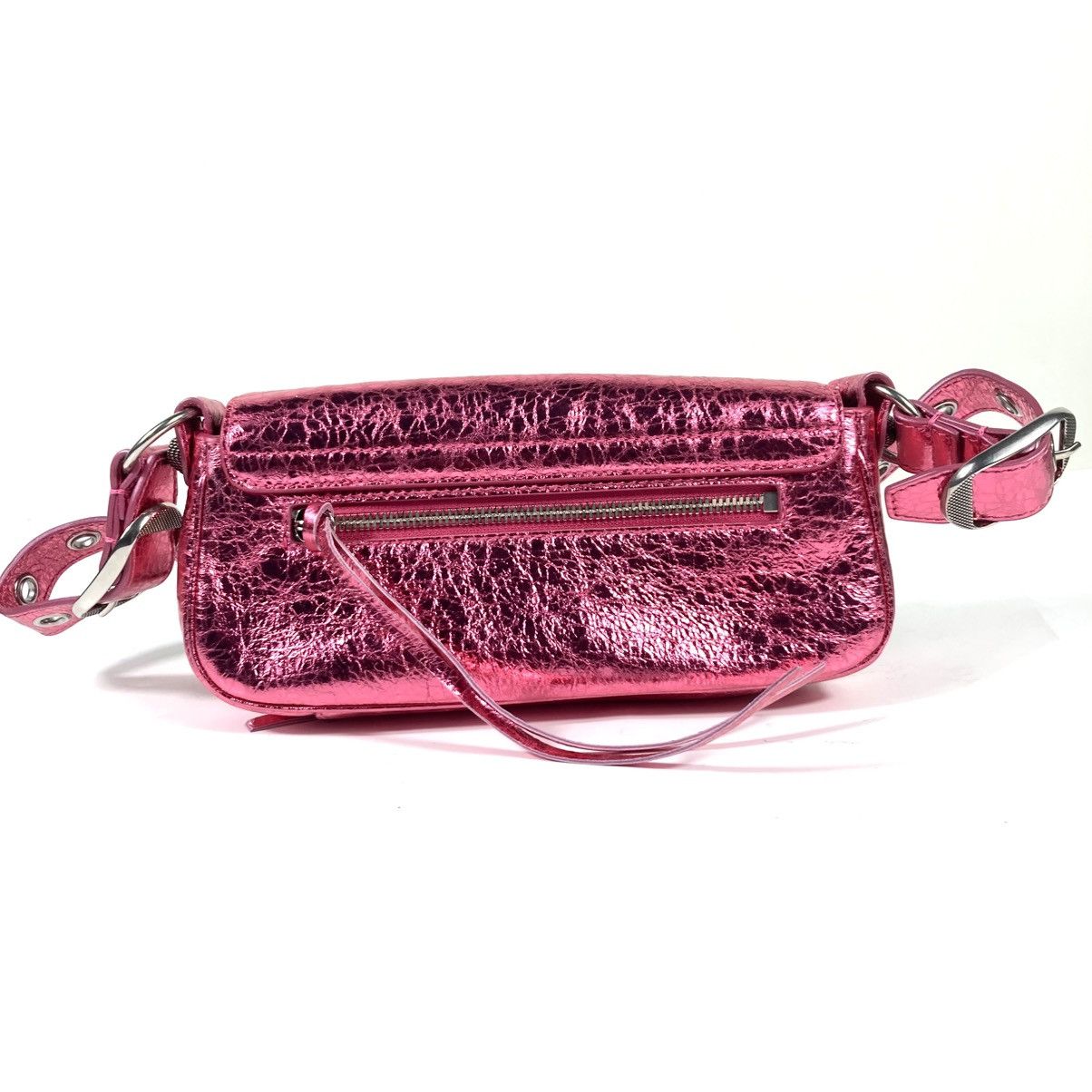 Balenciaga Balenciaga XSmall Le Cagole Metallic Leather Shoulder Bag Size ONE SIZE - 13 Thumbnail