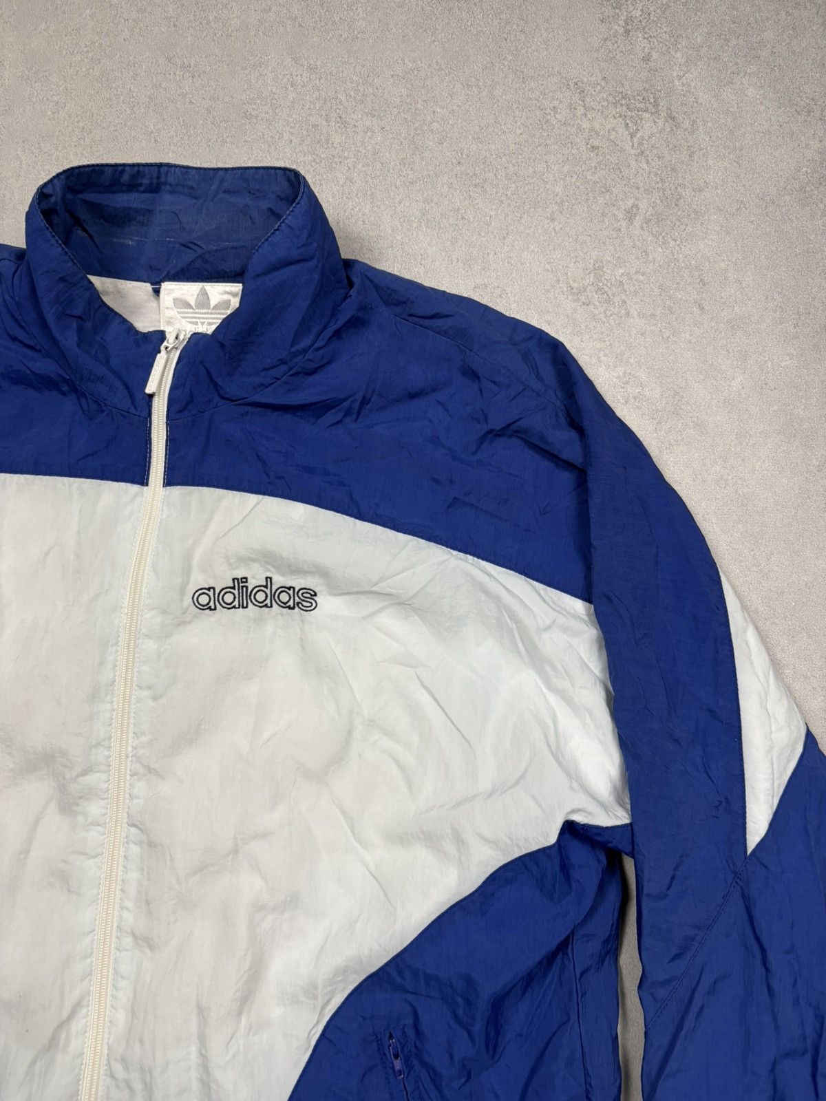 Adidas Adidas Vintage Track Jacket 90s Zip Trefoil Y2K Windbreaker Size US M / EU 48-50 / 2 - 5 Thumbnail
