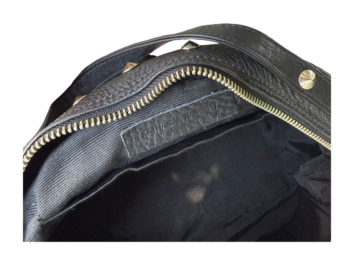 Katharine Hamnett London VINTAGE KATHARINE HAMNETT Logo Studded Leather 2 Way Bag Size ONE SIZE - 7 Thumbnail