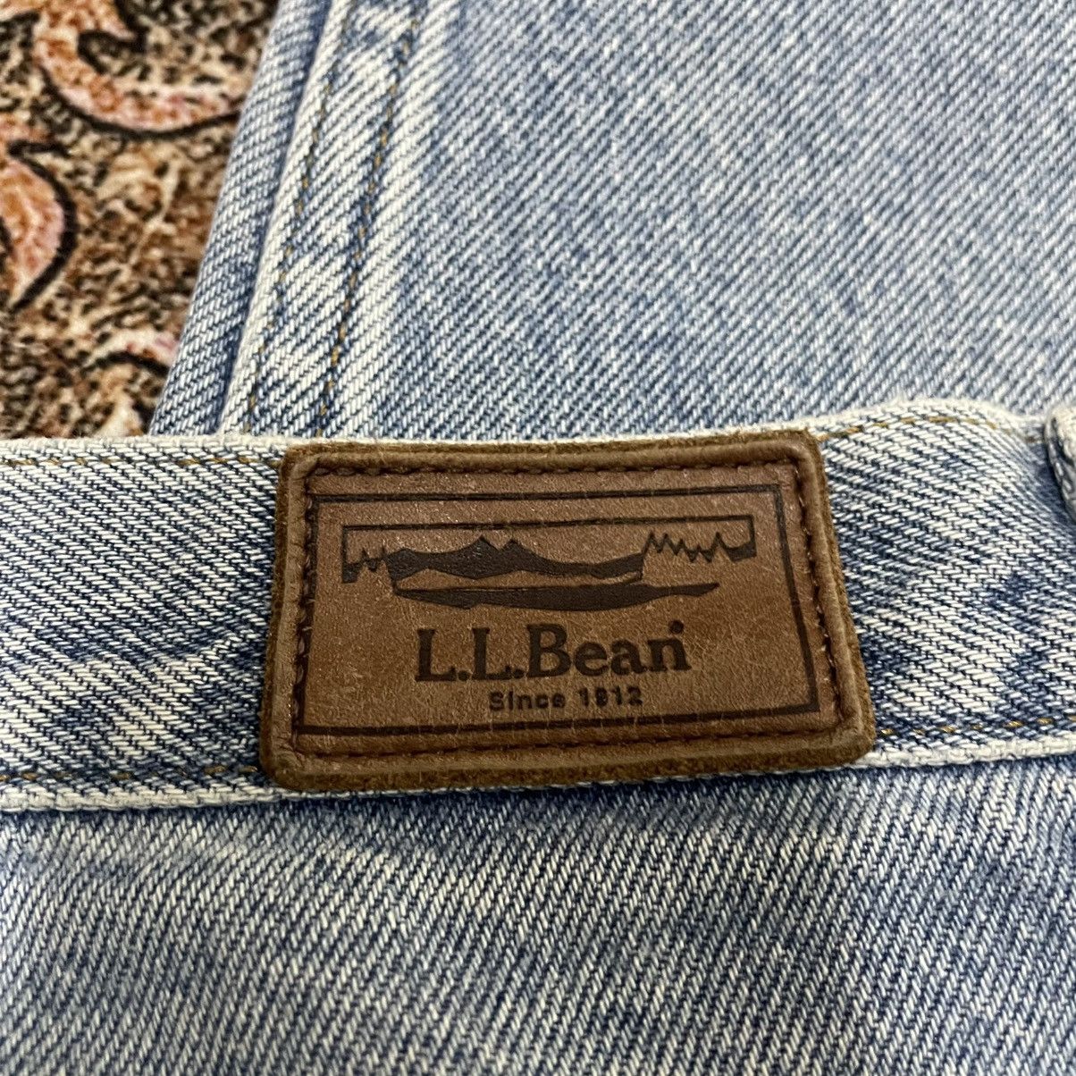 L.L. Bean 🔥Vintage LL Bean Stoned Washed Relaxed Distress Denim Jeans Size US 32 / EU 48 - 14 Thumbnail