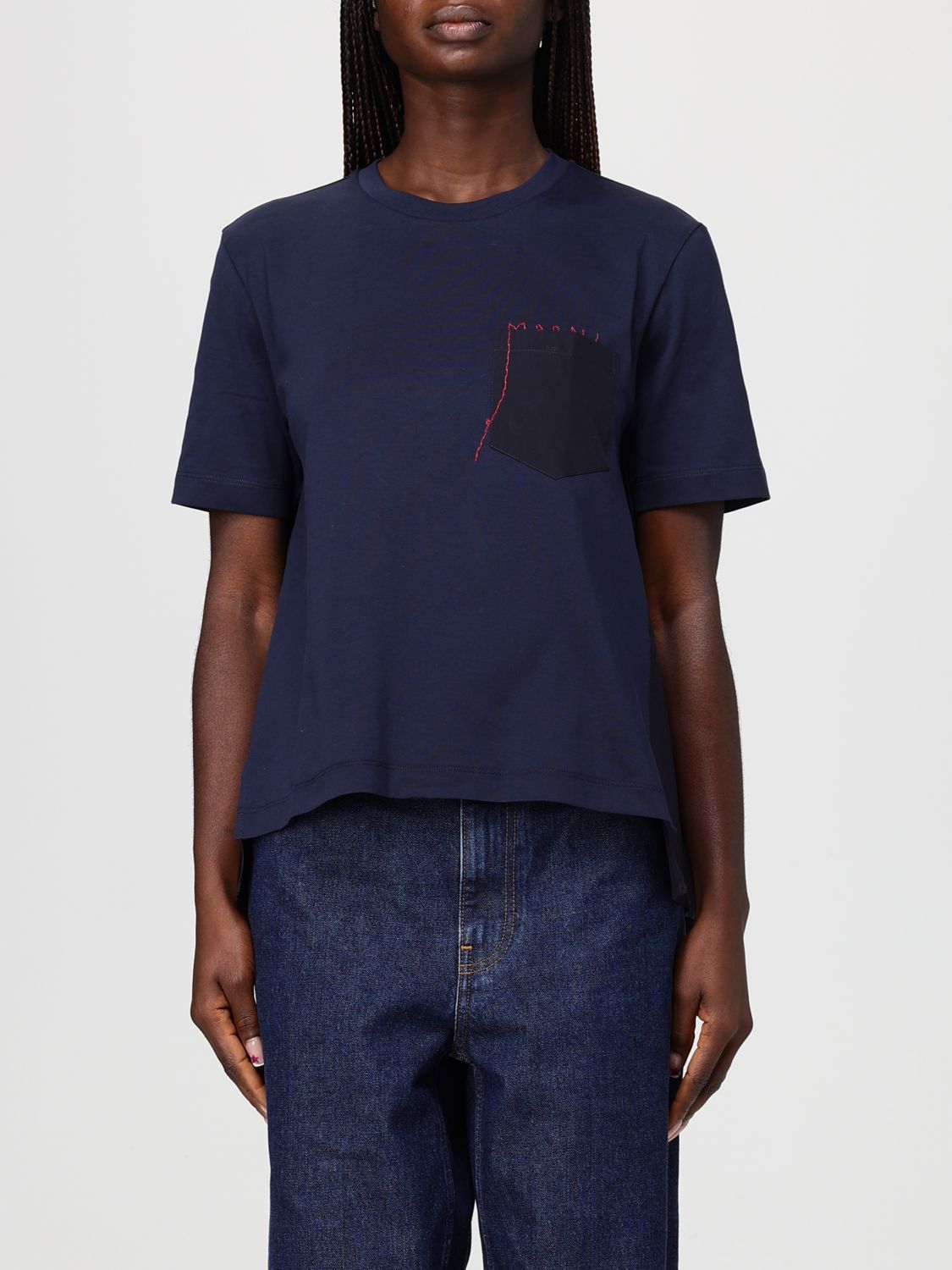 Marni Marni T-Shirt Woman Blue Size M / US 6-8 / IT 42-44 - 1 Thumbnail