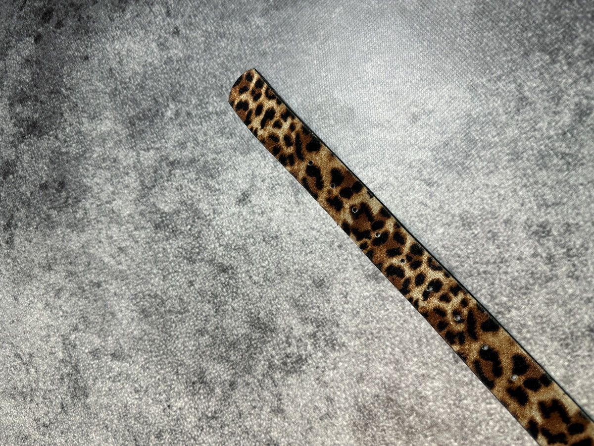 Other Y2K Leopard Belts Rare Streetwear Avant Garde Style USA VTg Size ONE SIZE - 2 Thumbnail