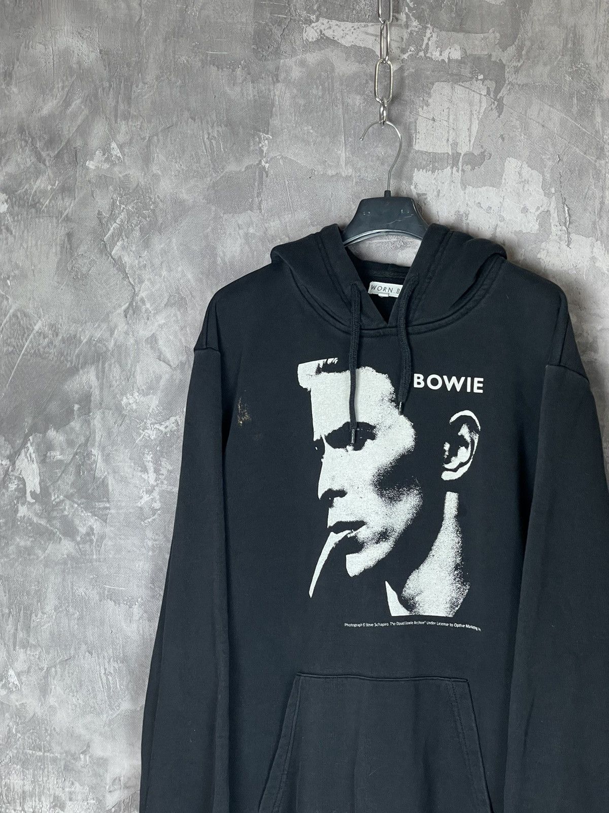 Band Tees × Vintage Vintage David Bowie Archival Big Logo Y2K Hoodie Size US L / EU 52-54 / 3 - 4 Thumbnail