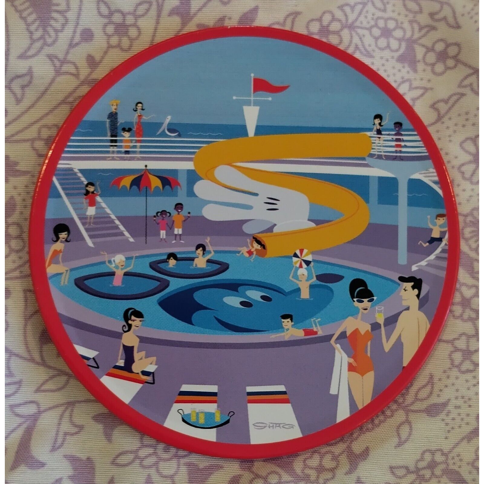 Disney Club 33 SHAG Disney Cruise Lines Exclusive Coaster Set Ltd. Size ONE SIZE - 6 Thumbnail