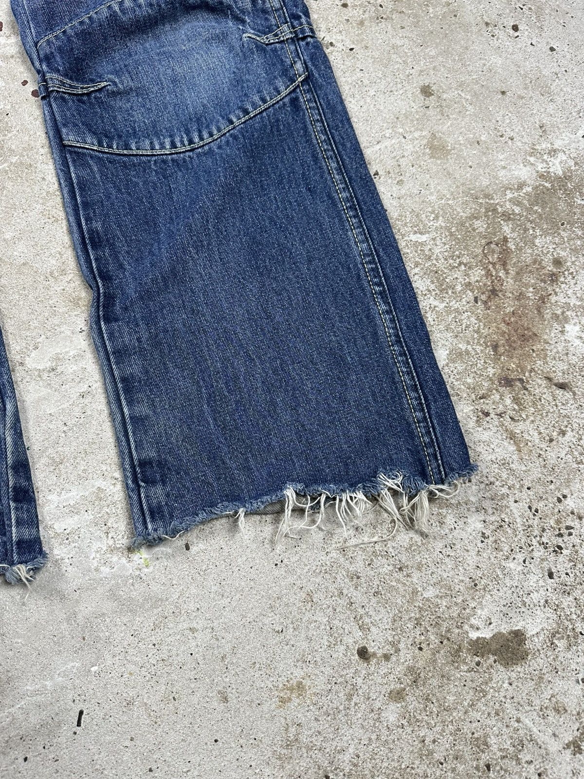 G-Star × Vintage Vintage Y2K G Star Raw 96 Double Knee Distressed Denim Pants Size US 30 / EU 46 - 3 Thumbnail