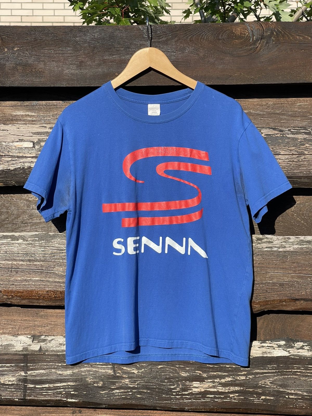 Formula 1 Senna bog logo formula1 racing tee vintage Size US XL / EU 56 / 4 - 1 Thumbnail