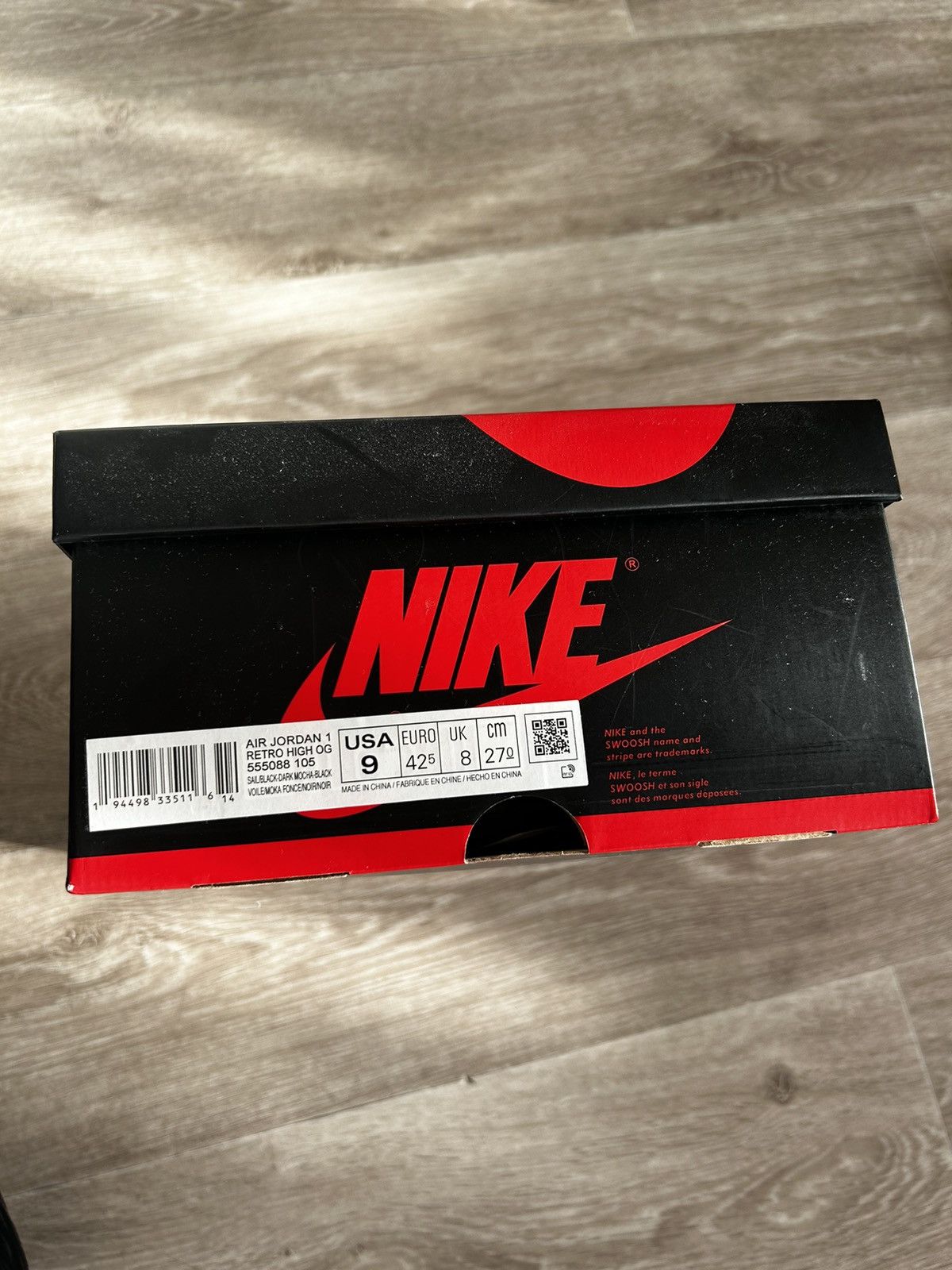 Jordan Brand × Nike Air Jordan 1 Retro High OG Dark Mocha Size US 9 / EU 42 - 12 Thumbnail