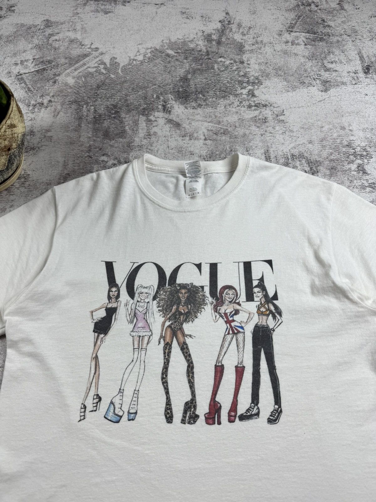 Vogue Vogue Spice Girls Ladies Gildan Medium Hip Hop Rap Cotton Jersey T Shirt Tee Size US M / EU 48-50 / 2 - 6 Thumbnail