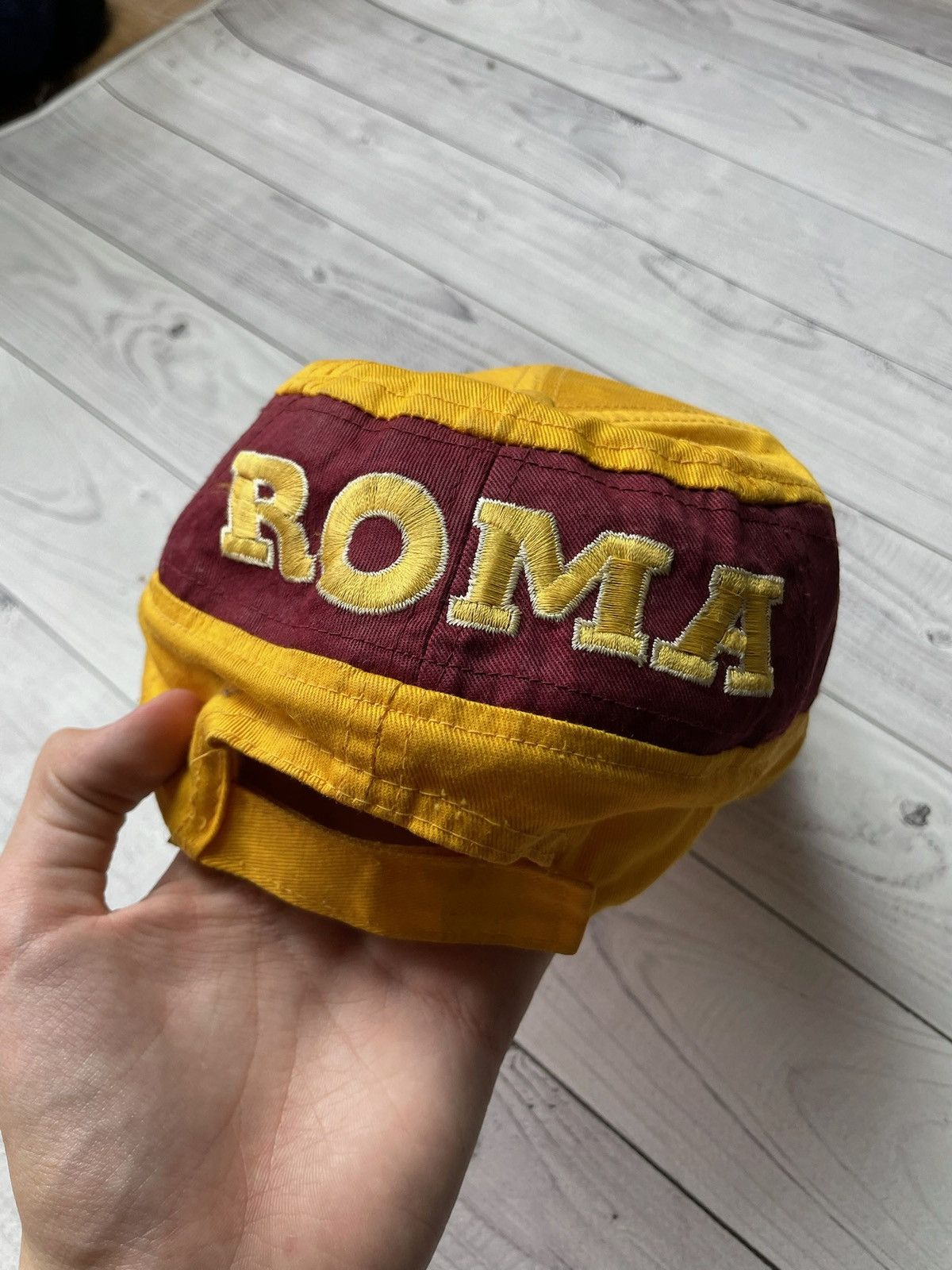 Vintage Vintage Soccer cap AS Roma big logo rare Size ONE SIZE - 2 Thumbnail