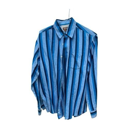Michael Kors Michael Kors Men's Size Medium Long Sleeve Button Up Striped Size US M / EU 48-50 / 2 - 5 Thumbnail