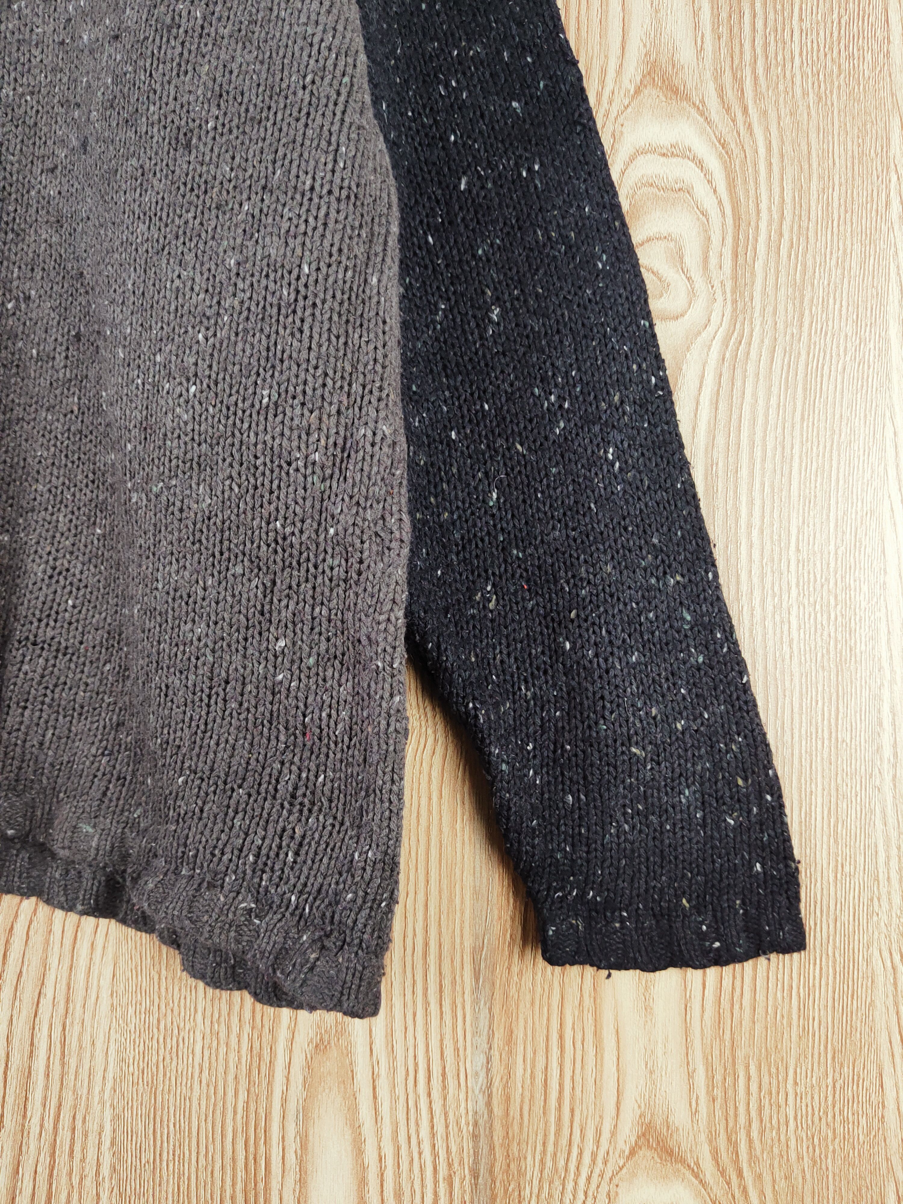 Japanese Brand × Vintage COOL DESIGN 💥N9 Black Knitwear Long Sleeve T-shirts Size US XL / EU 56 / 4 - 6 Thumbnail