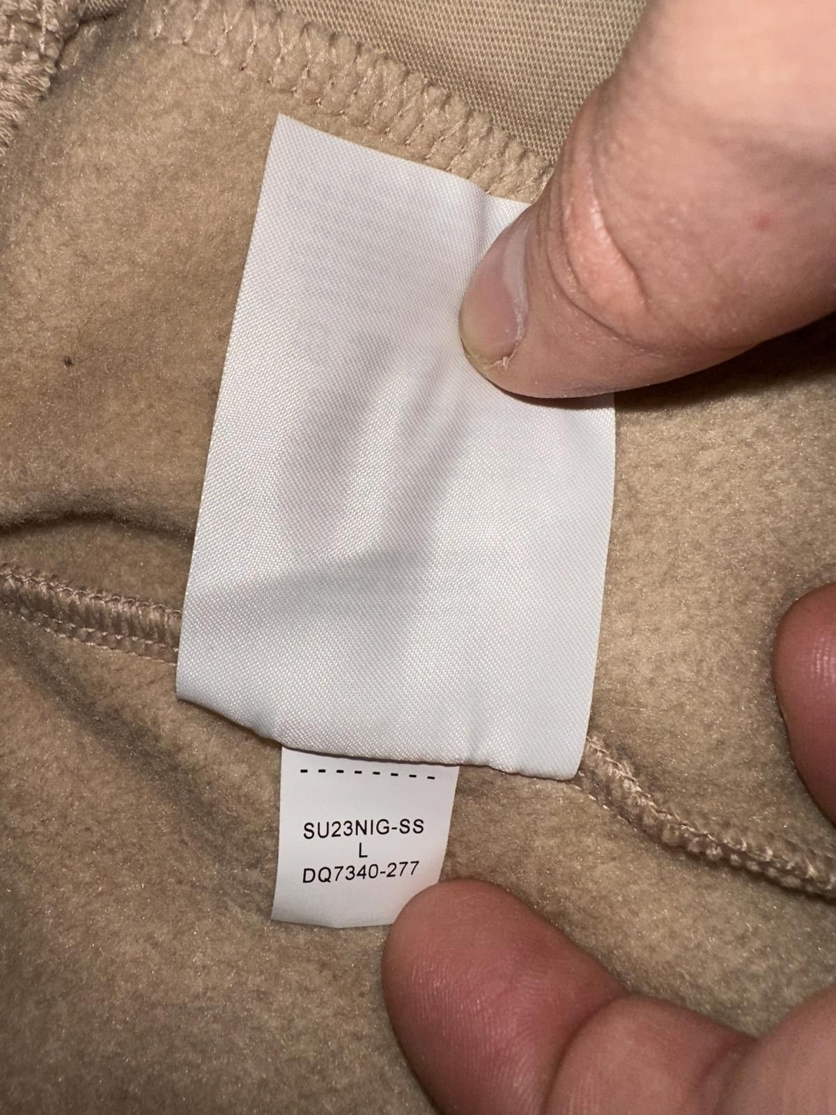 Designer Jordan Essential Fleece Joggers Pants Sample Size US 34 / EU 50 - 8 Thumbnail
