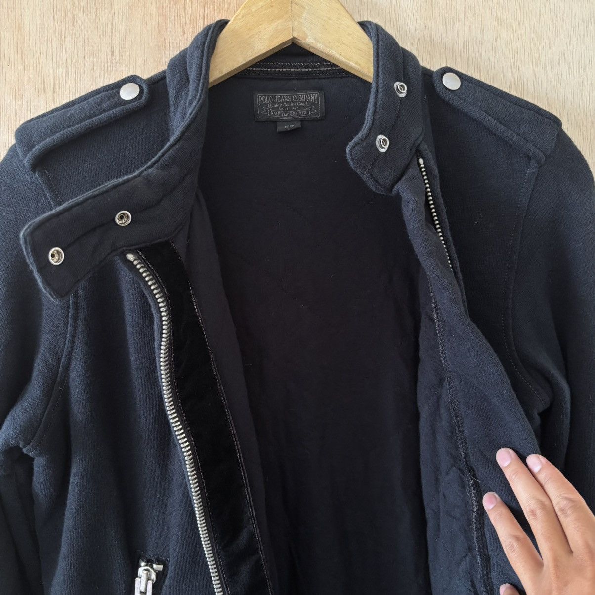 Polo Ralph Lauren Polo Ralph Lauren Jeans Company Riders Bikers Jacket Size S / US 4 / IT 40 - 4 Thumbnail