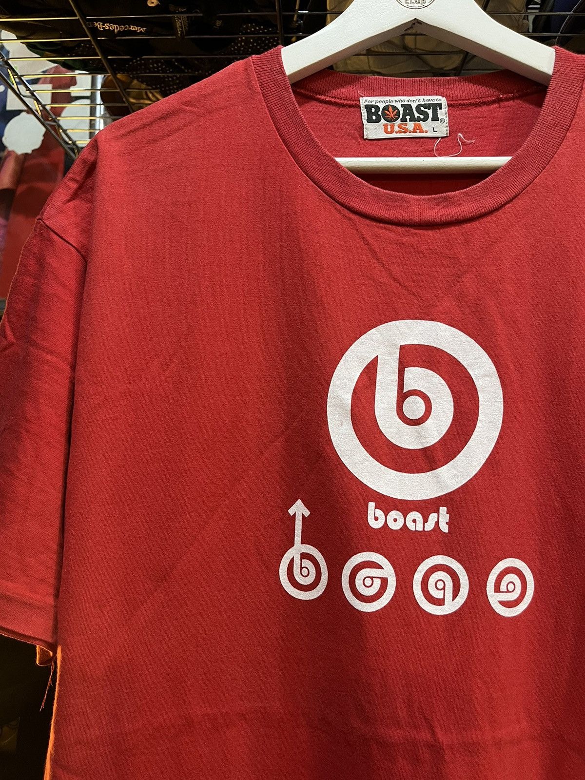 Boast × Vintage Boast USA Tennis Branded Tee Logo 90s (single stitch) Size US L / EU 52-54 / 3 - 2 Thumbnail