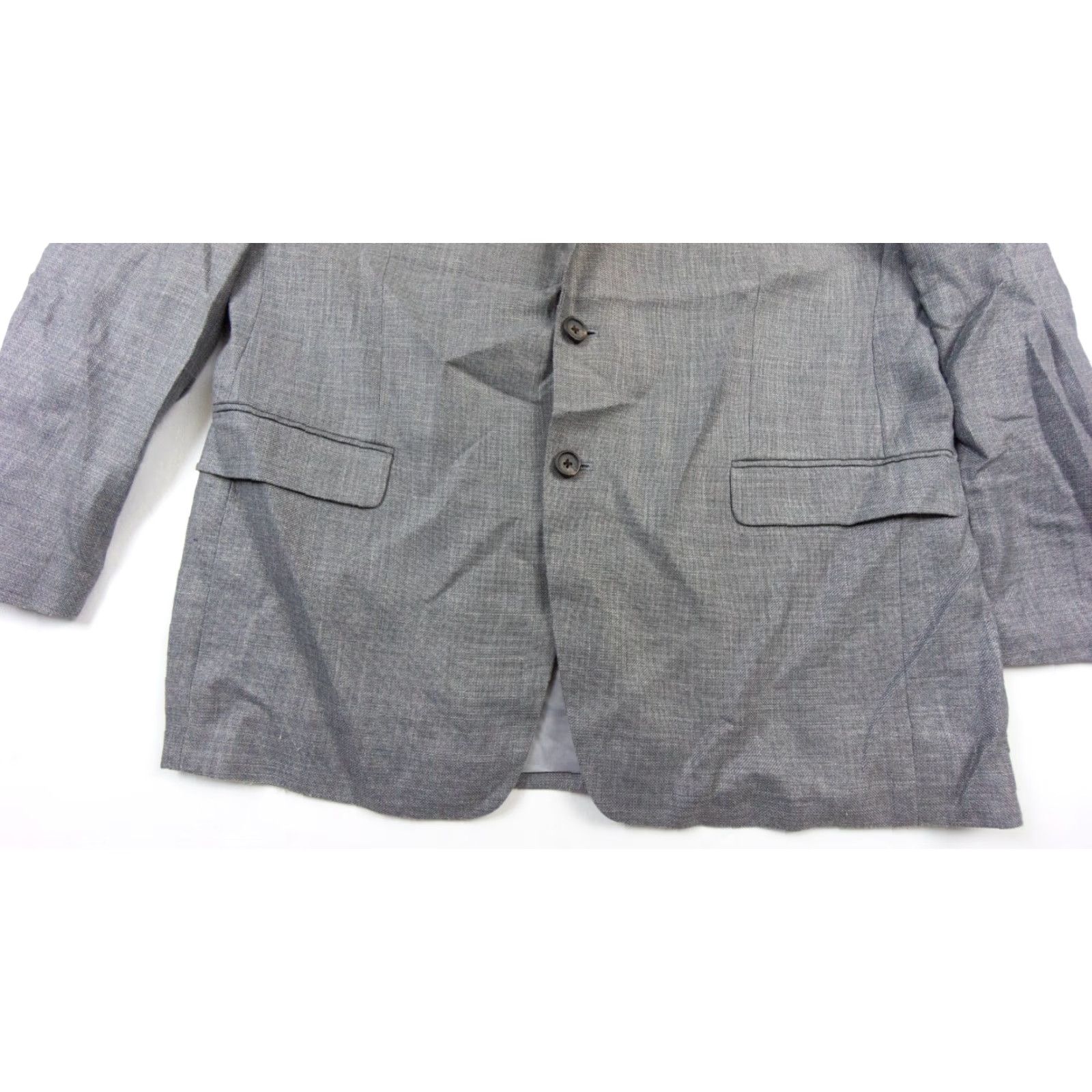 Ralph Lauren Lauren Ralph Lauren Blazer Men 44R Gray Tweed Jacket Preppy Style Mens Size 44R - 3 Thumbnail