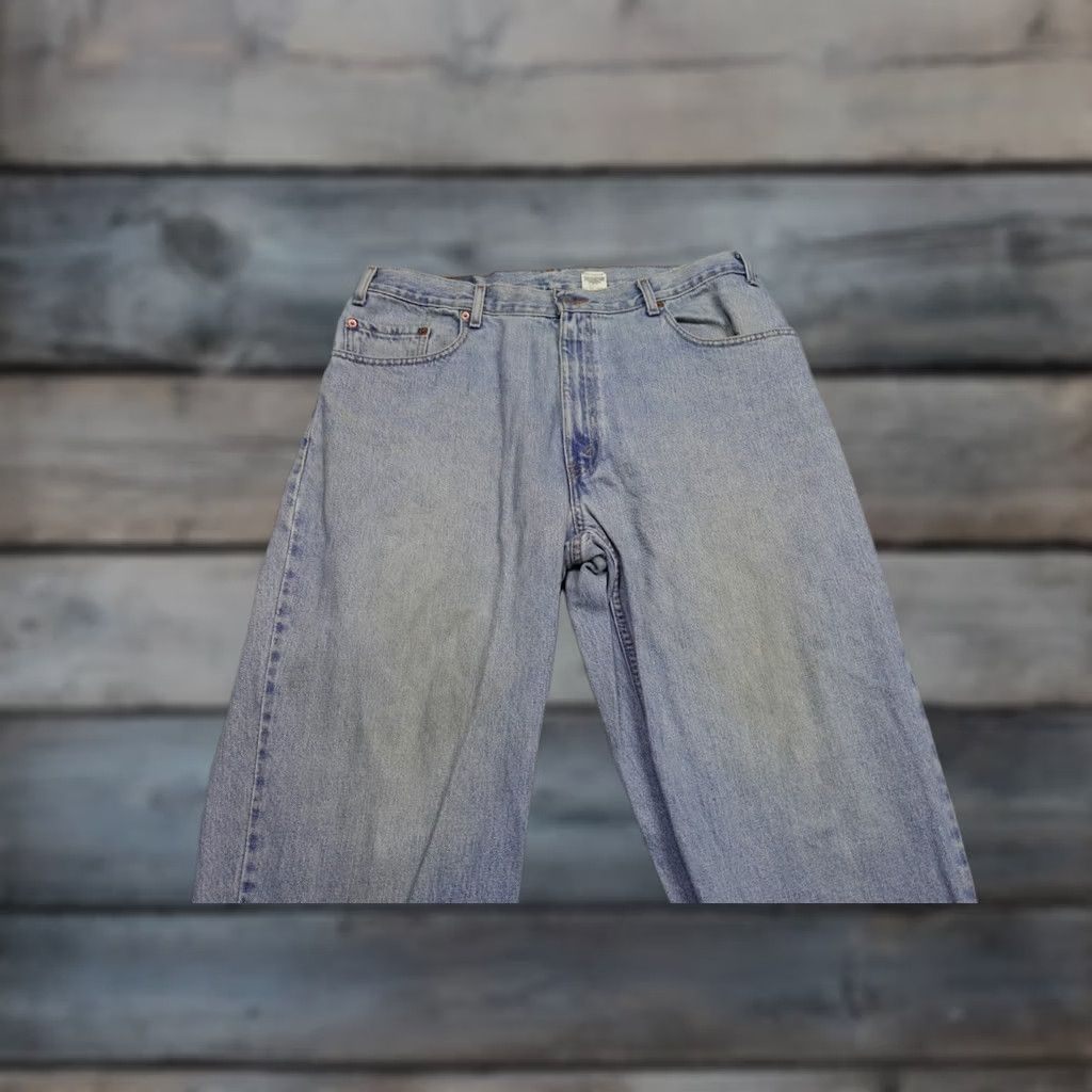 Levi's VINTAGE Levi’s 560 Jeans Men 36x30 Blue Baggy Light Wash Wide Leg Hip Hop Skater Jeans Men Size US 36 / EU 52 - 1 Thumbnail