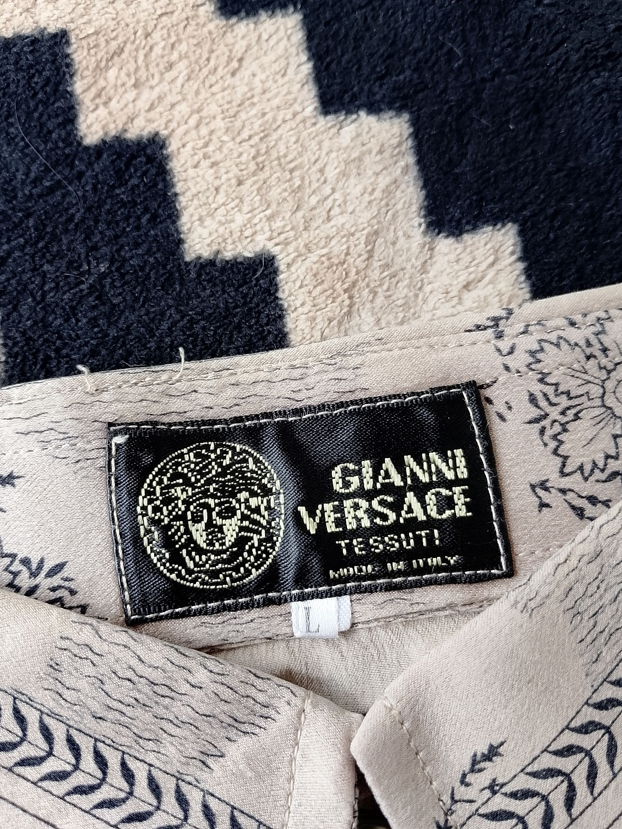 Versace Gianni Versace Tessuti Floral Medusa Archival Luxury Shirt Size US L / EU 52-54 / 3 - 6 Thumbnail