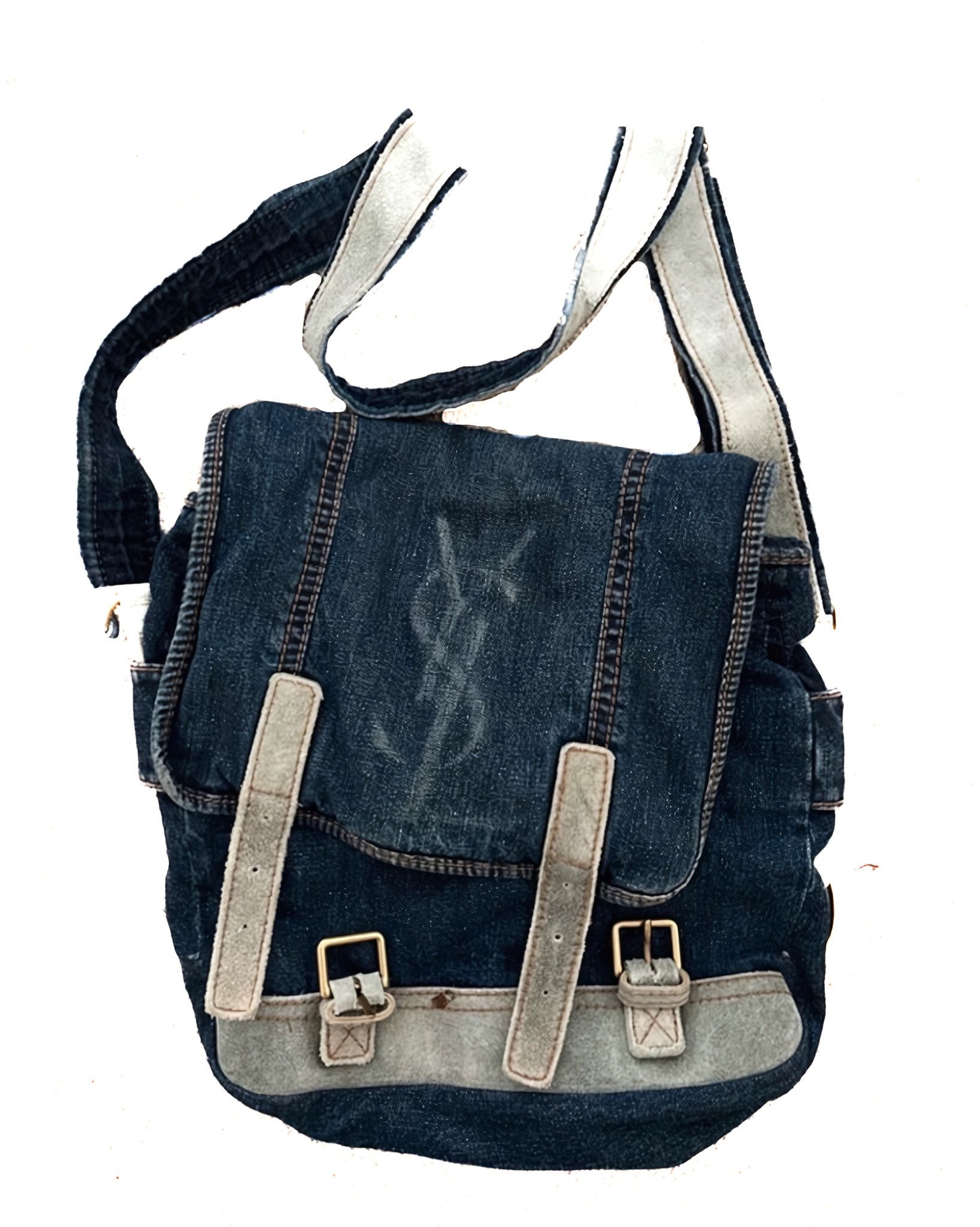 Saint Laurent Paris RIVE GAUCHE CROSSBODY DENIM BAG BY TOM FORD Size ONE SIZE - 1 Thumbnail