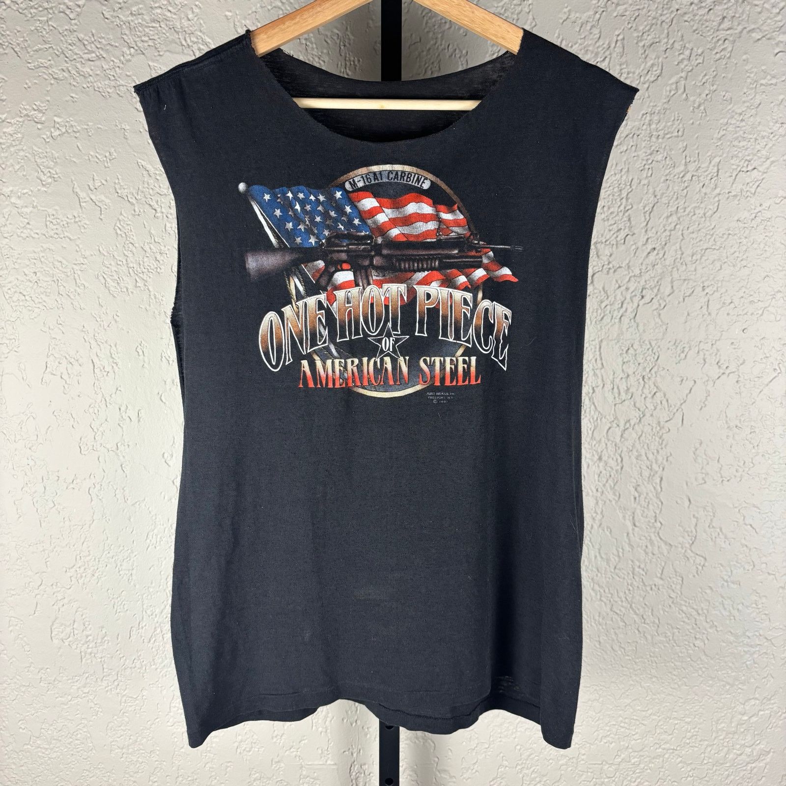 Harley Davidson Harley Davidson 3D Emblem 1987 American Steel Gun Med Shirt Size US M / EU 48-50 / 2 - 1 Thumbnail