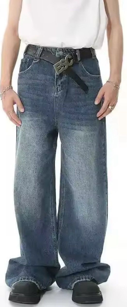 Japanese Brand Distressed, Loose and Wide-leg Pant Size US 29 - 6 Thumbnail