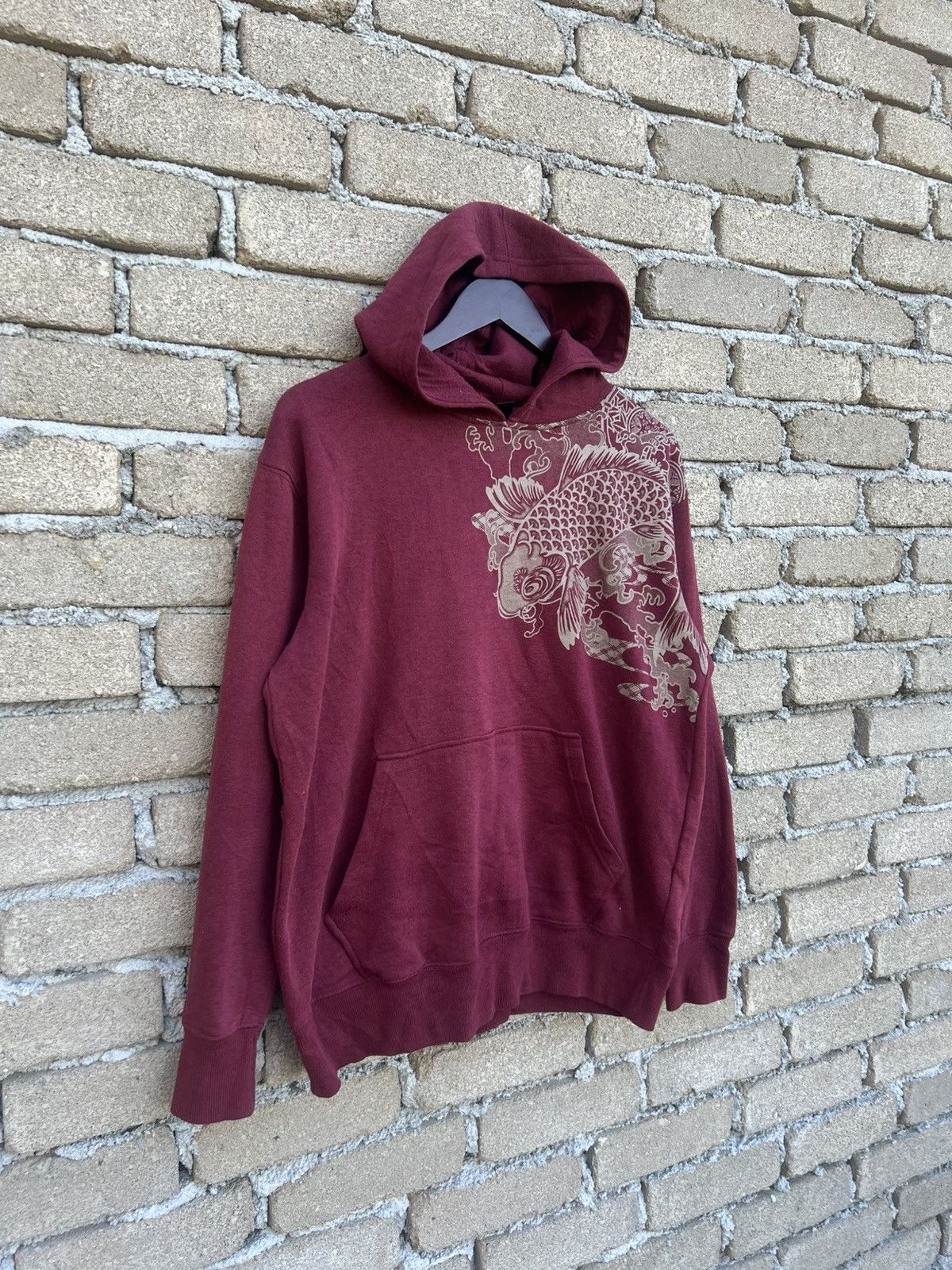 Japanese Brand Japan Koi Fish Over Print Pullover Hoodie Size US M / EU 48-50 / 2 - 3 Thumbnail